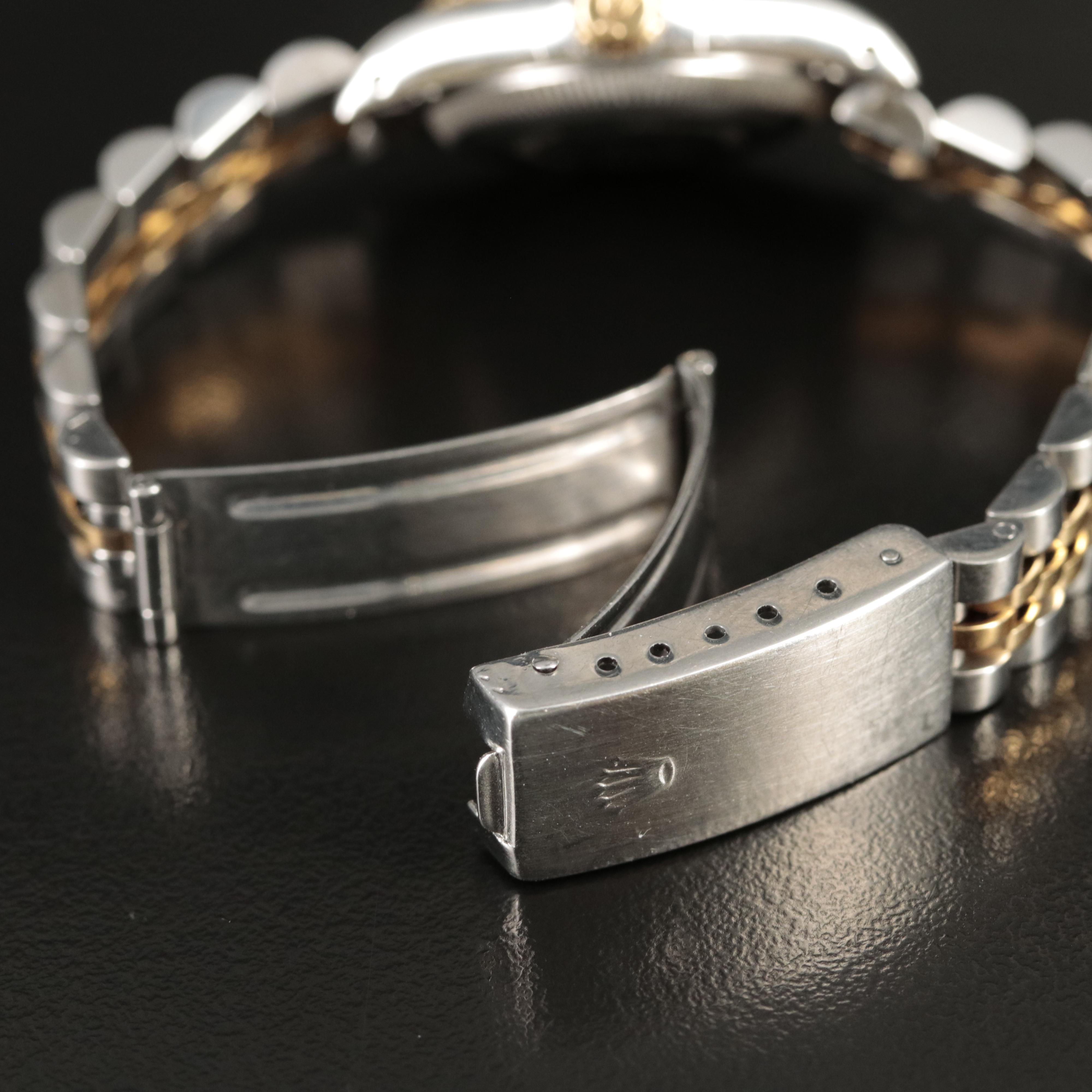 1986 Rolex Oyster Perpetual Stainless Steel and 18K Watch