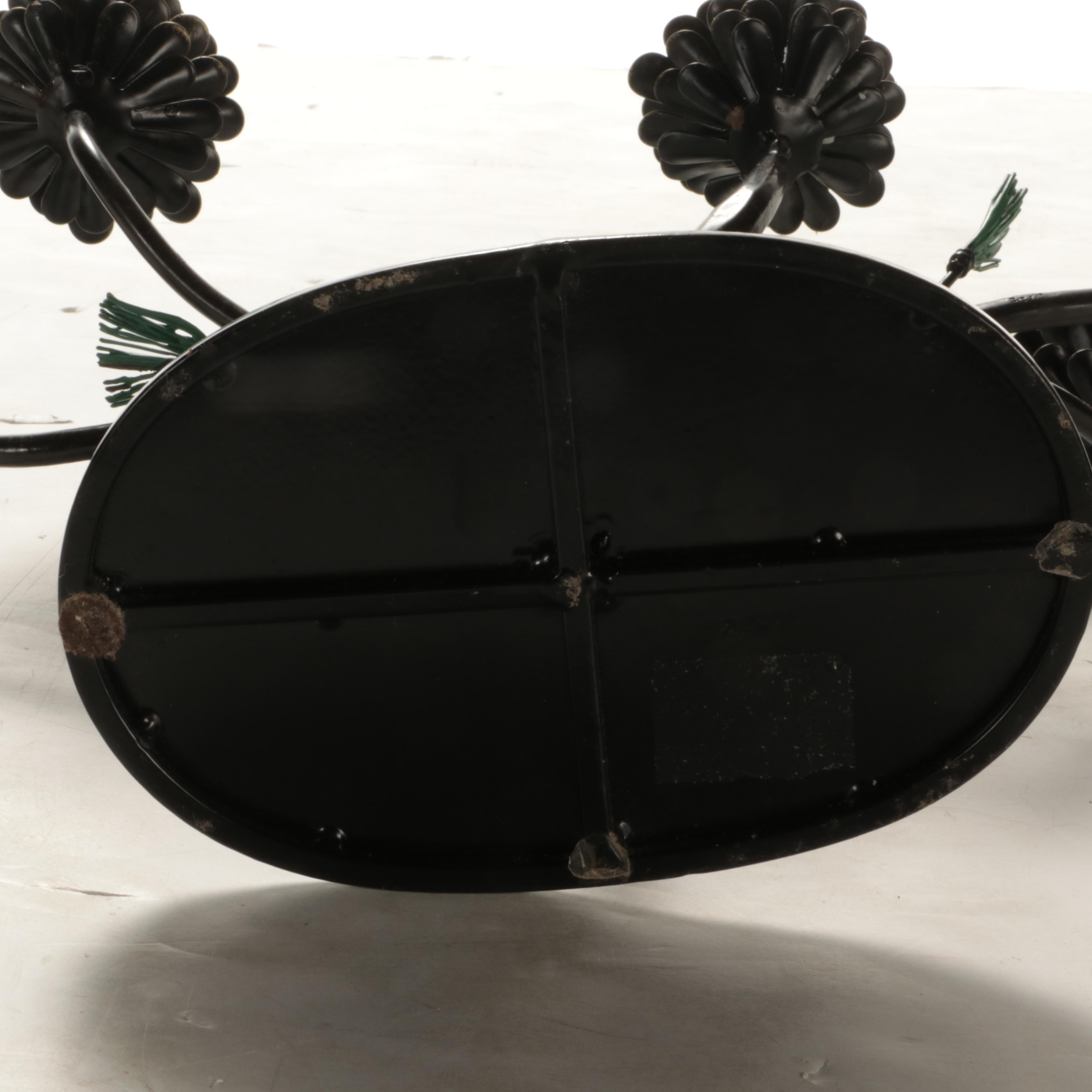 Big Sky Carvers "Whispering Pines" Ceramic Dinnerware with Pine Cone Candelabra