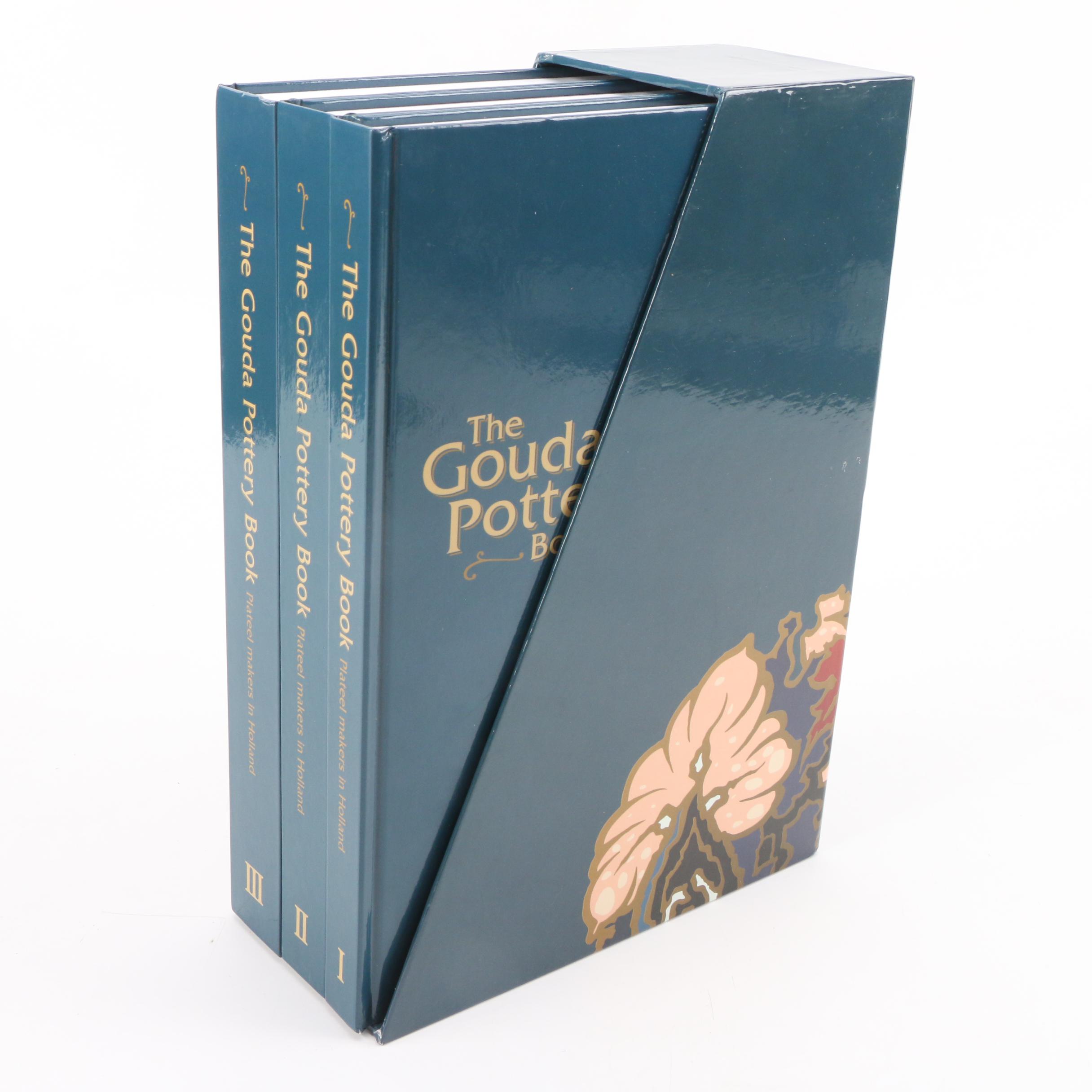 "The Gouda Pottery Book: Plateel Makers in Holland" Complete Set by Ron Tasman