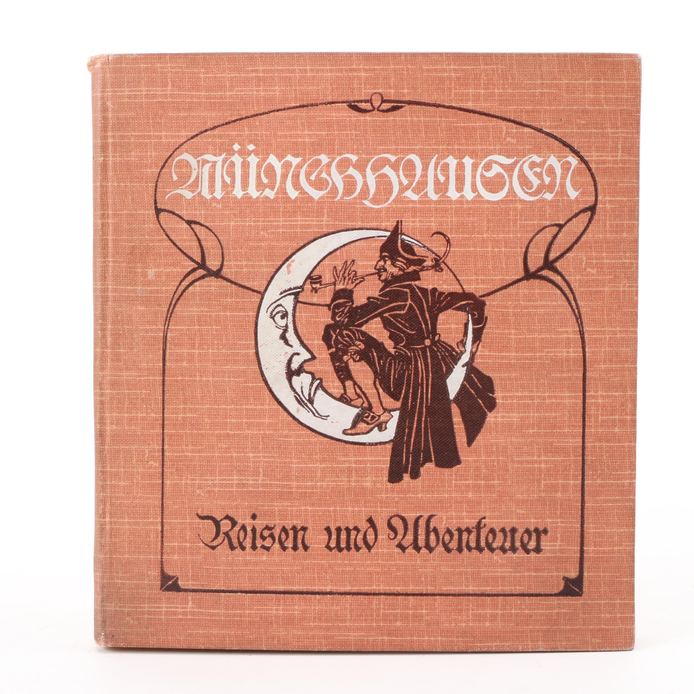 Illustrated German Children's Books Including "Münchhausen" and "Miaulina"