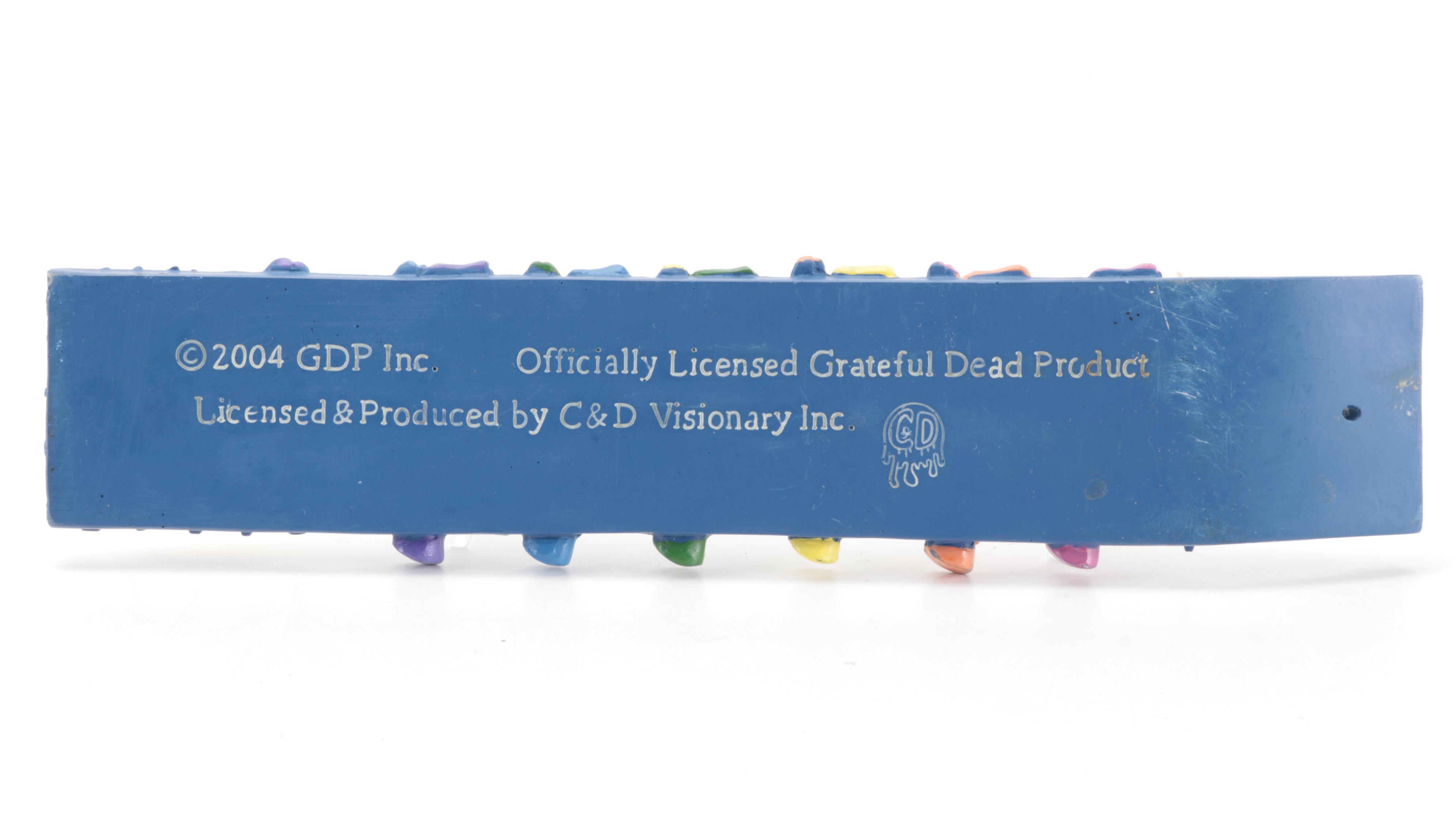 C&D Visionary Grateful Dead Dancing Skeleton Resin Incense Holder, 2004
