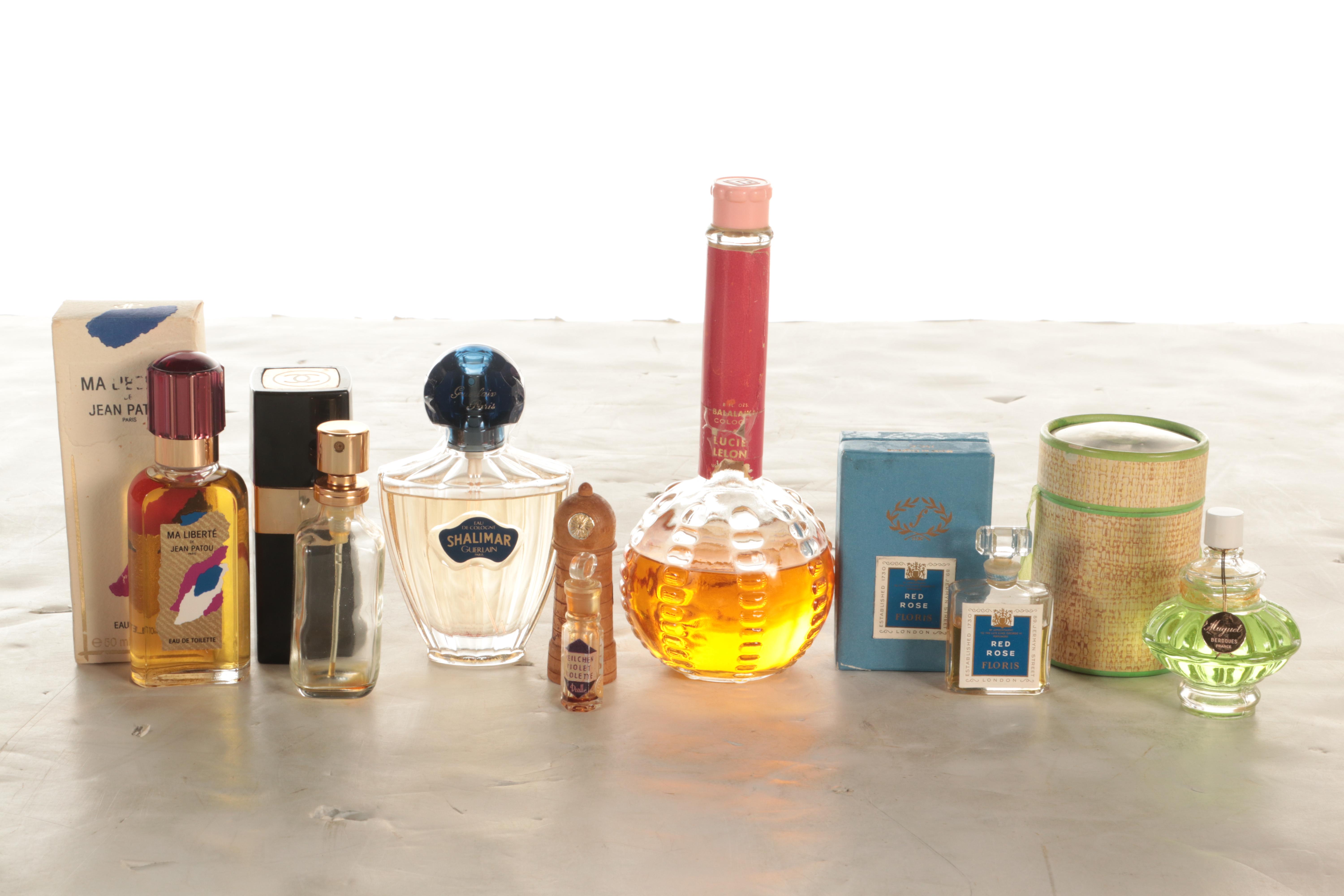 "Chanel No. 5" Eau de Cologne with "Shalimar" and Other Perfumes