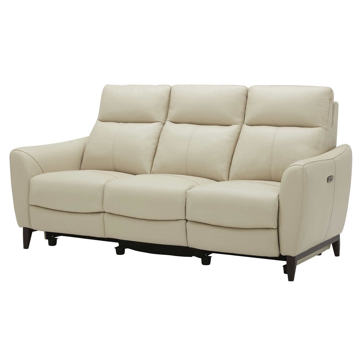 Gilman Creek "Crosslin" Leather Power Reclining Sofa with Power Headrests