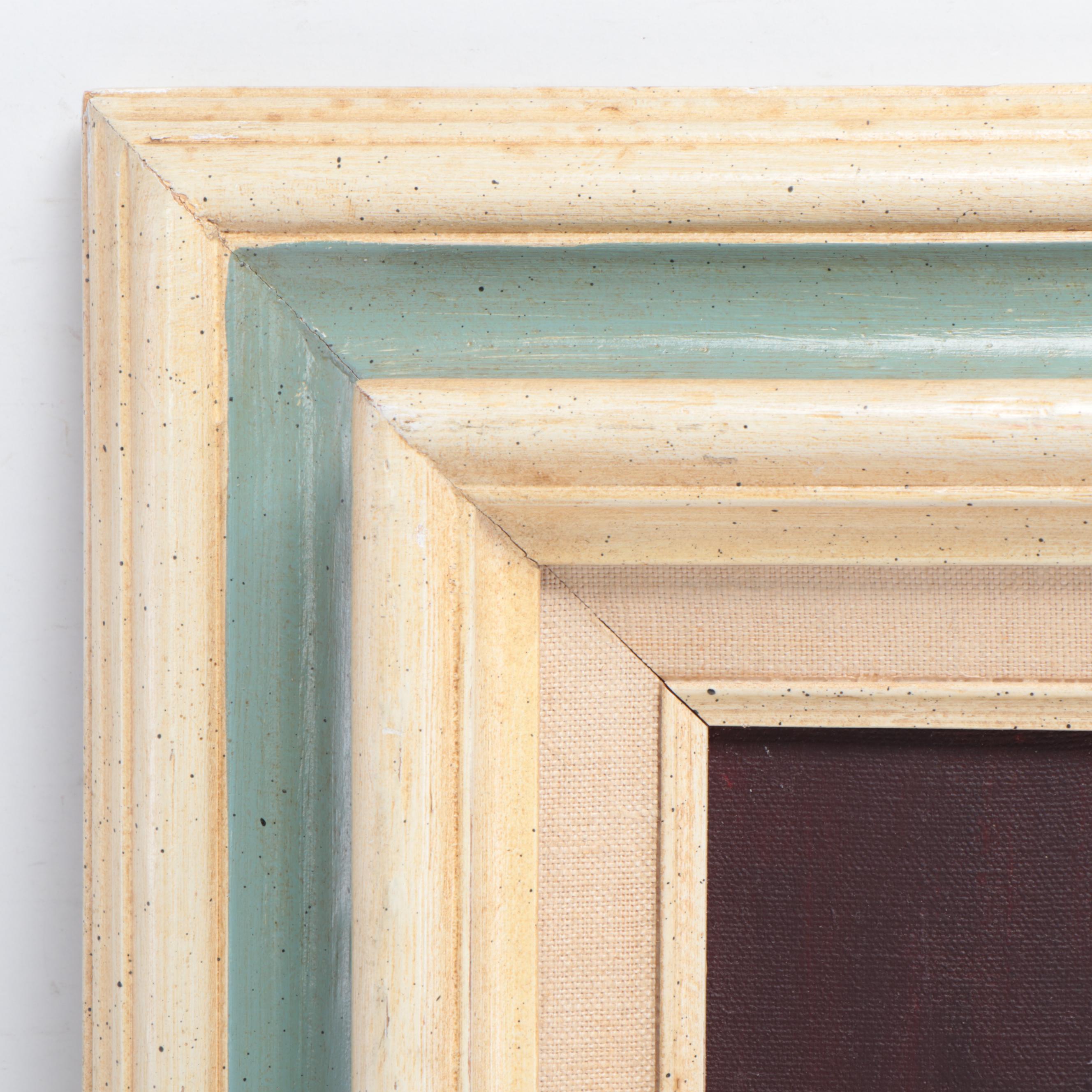 Susan Ferro Acrylic Painting "Ms.", Circa 1975