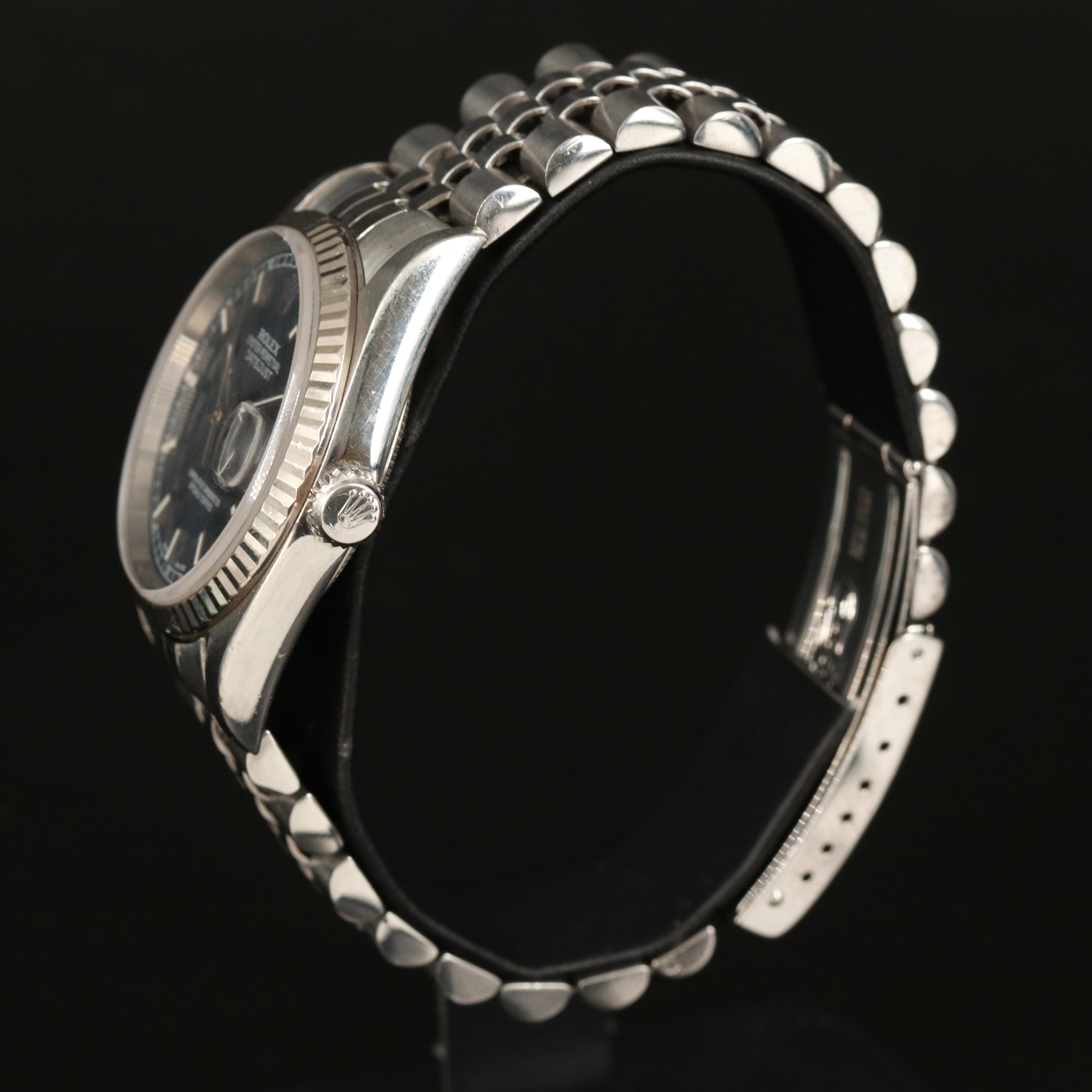 2002 Rolex Datejust 18K and Stainless Steel Automatic Watch