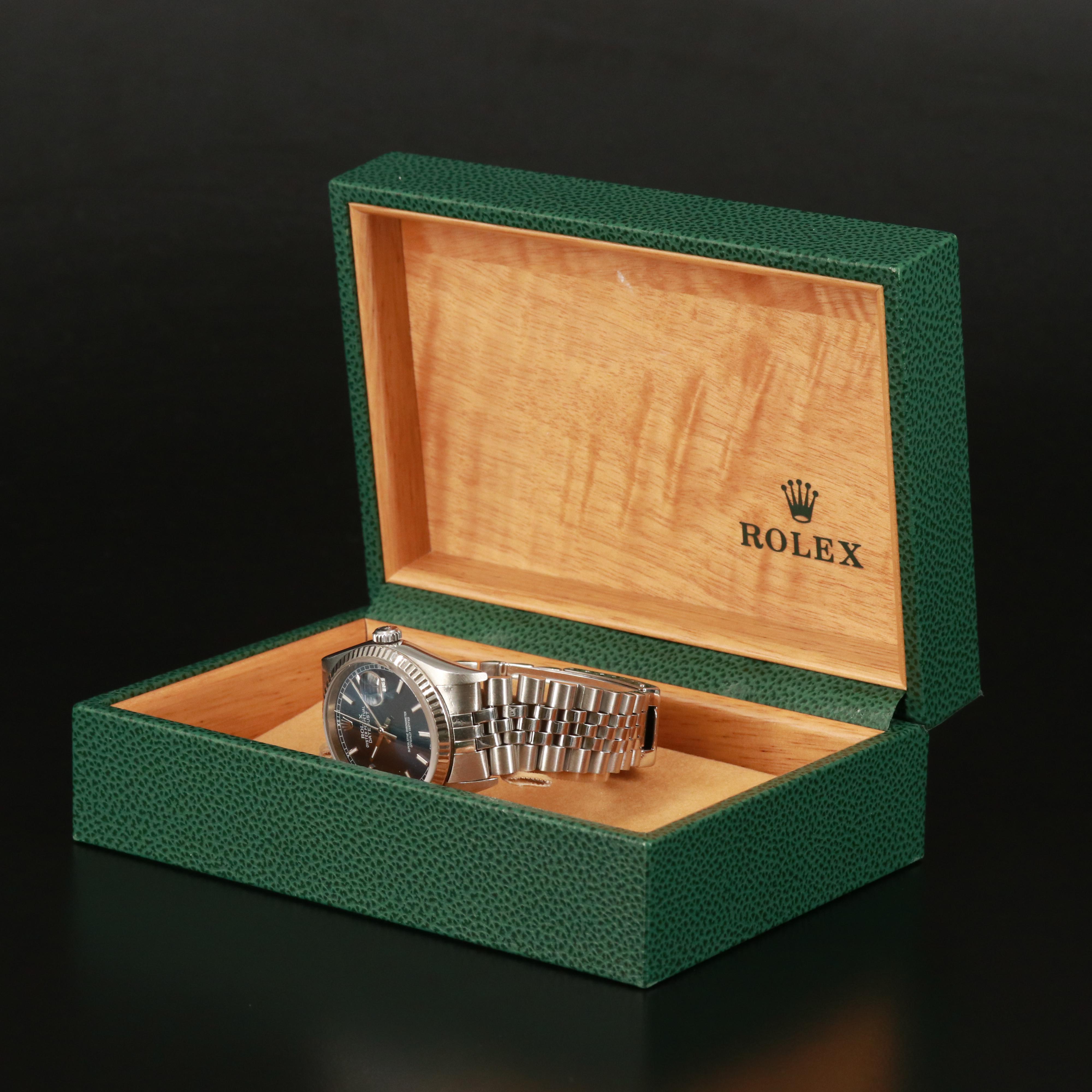 2002 Rolex Datejust 18K and Stainless Steel Automatic Watch