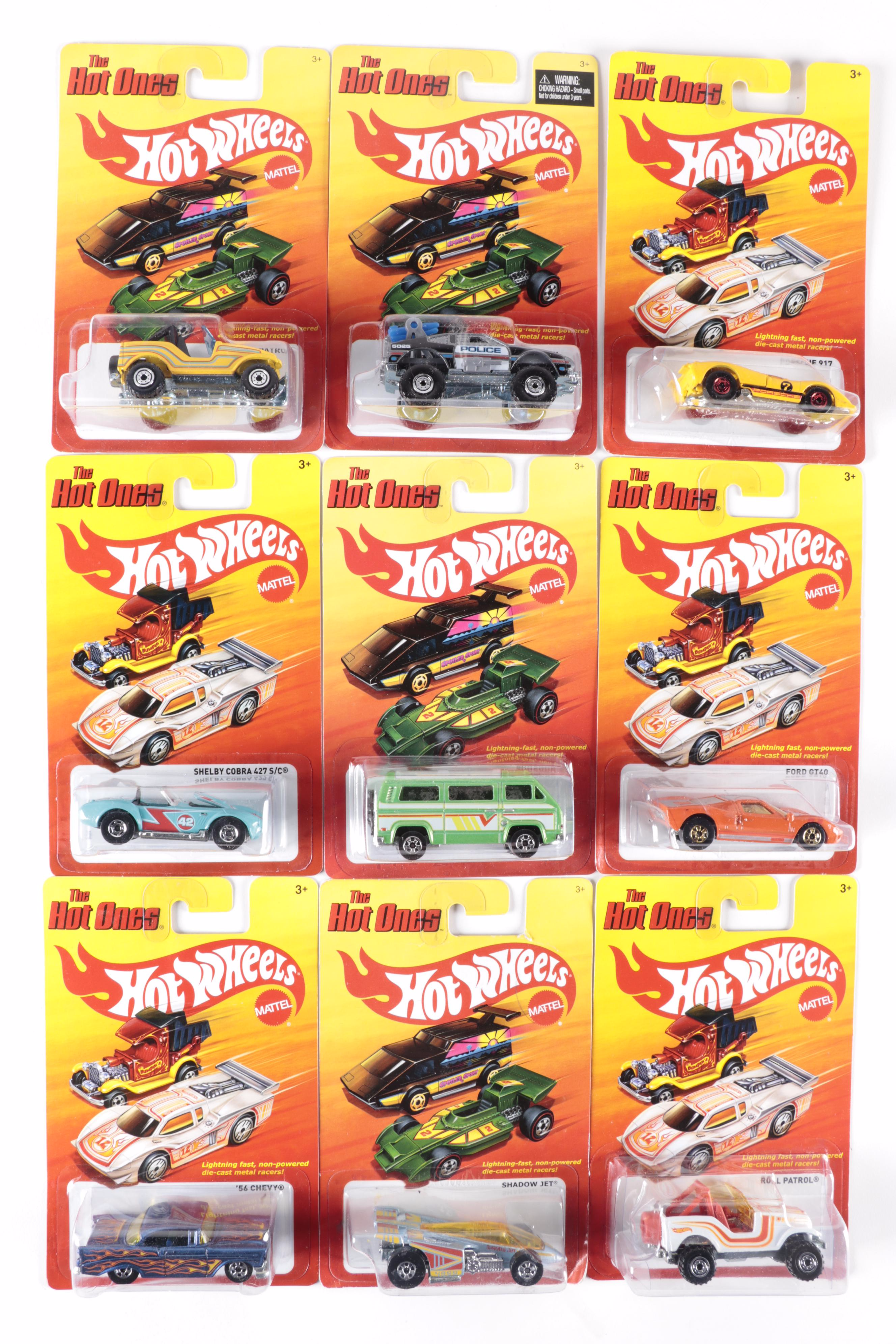 Hot Wheels The Hot Ones and Other 1:64 Scale Toy Cars, 2010s