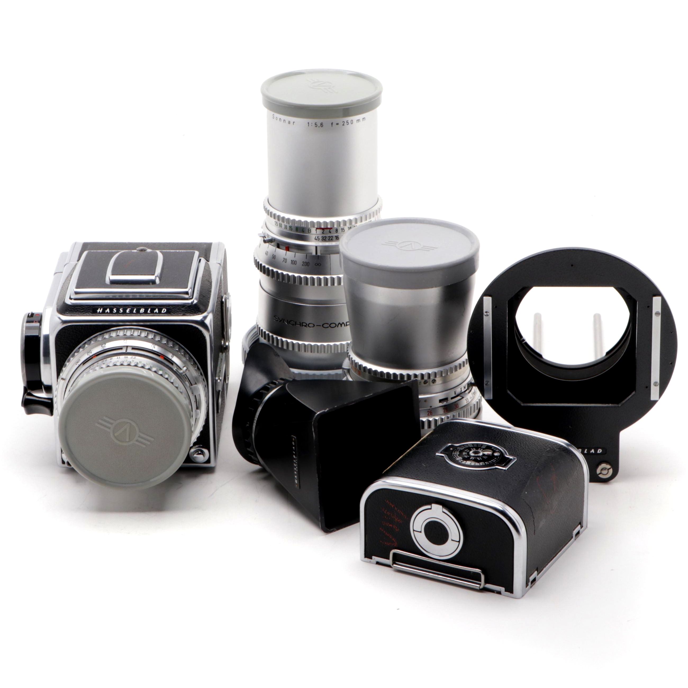 Hasselblad 500C Medium Format Camera, Lenses, Film Back and Accessories
