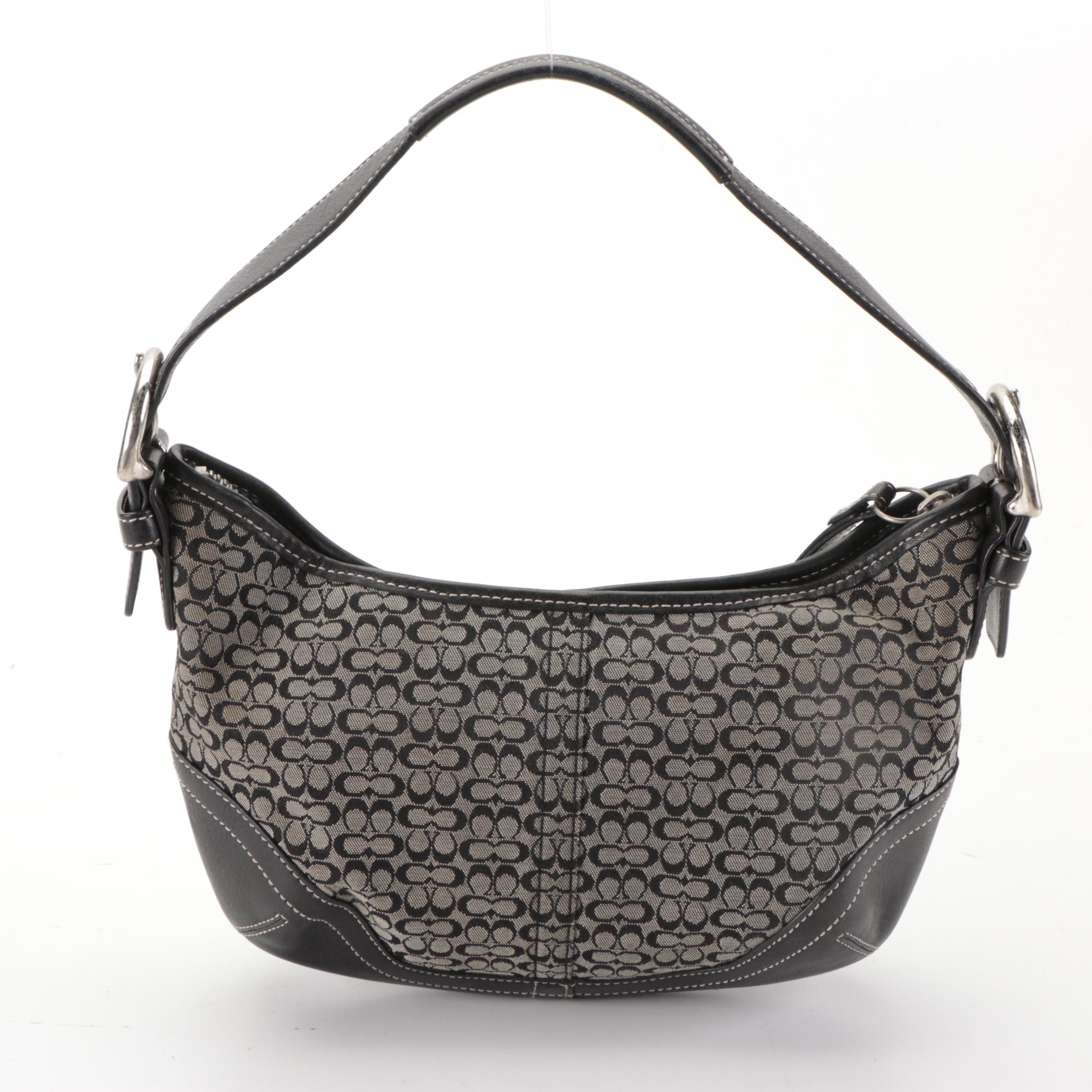 Coach Signature Canvas Hobo Bag and Neoprene Tote