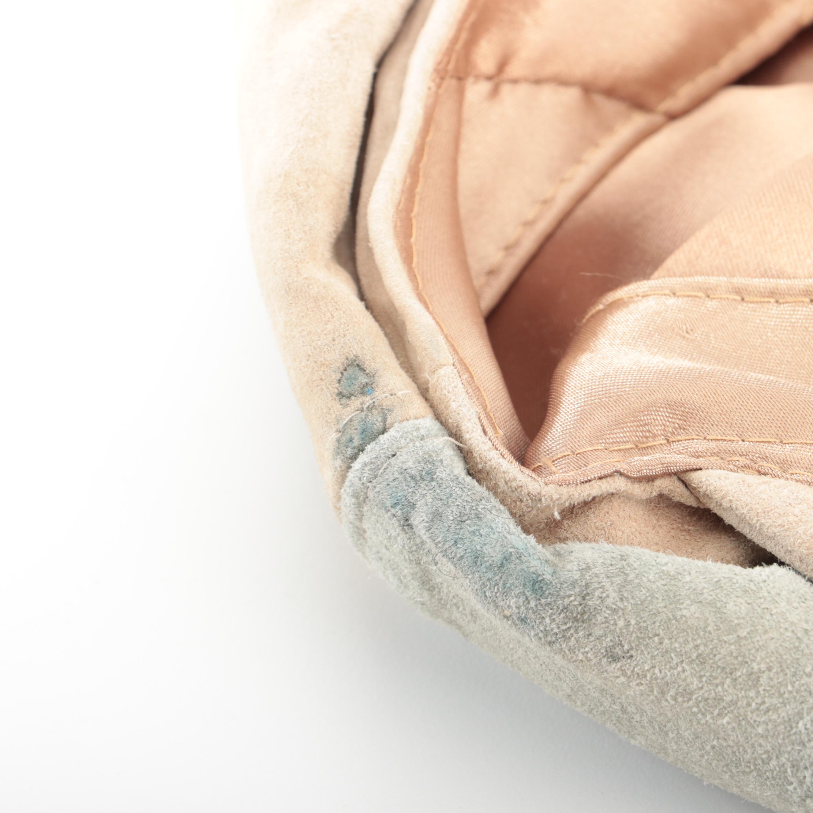 D'orsay Knit Wool Pillbox Hat and Clutch Set, Suede Flat Cap, and Other Hats