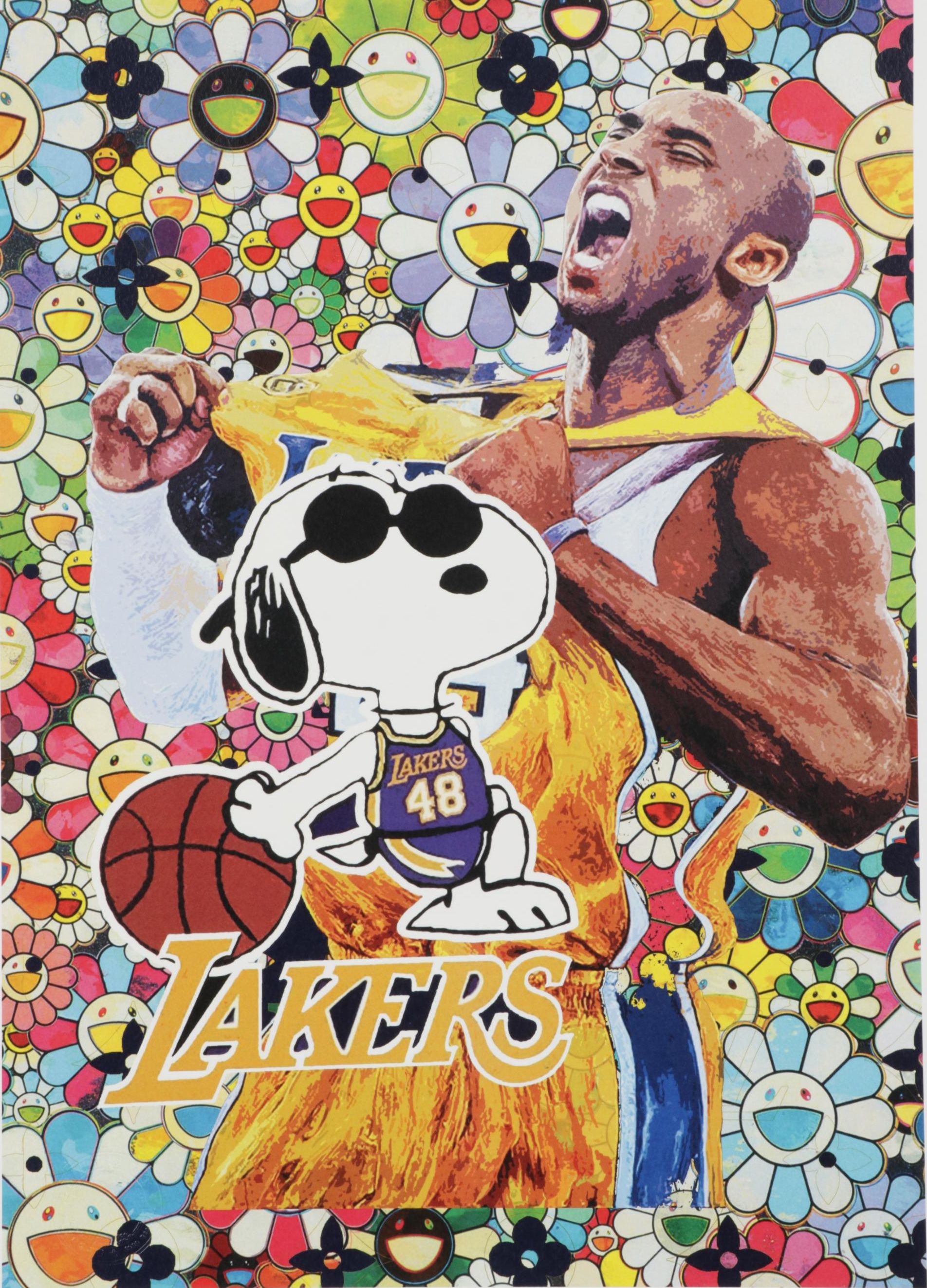 Death NYC Pop Art Graphic Print Featuring Kobe Bryant, 2020