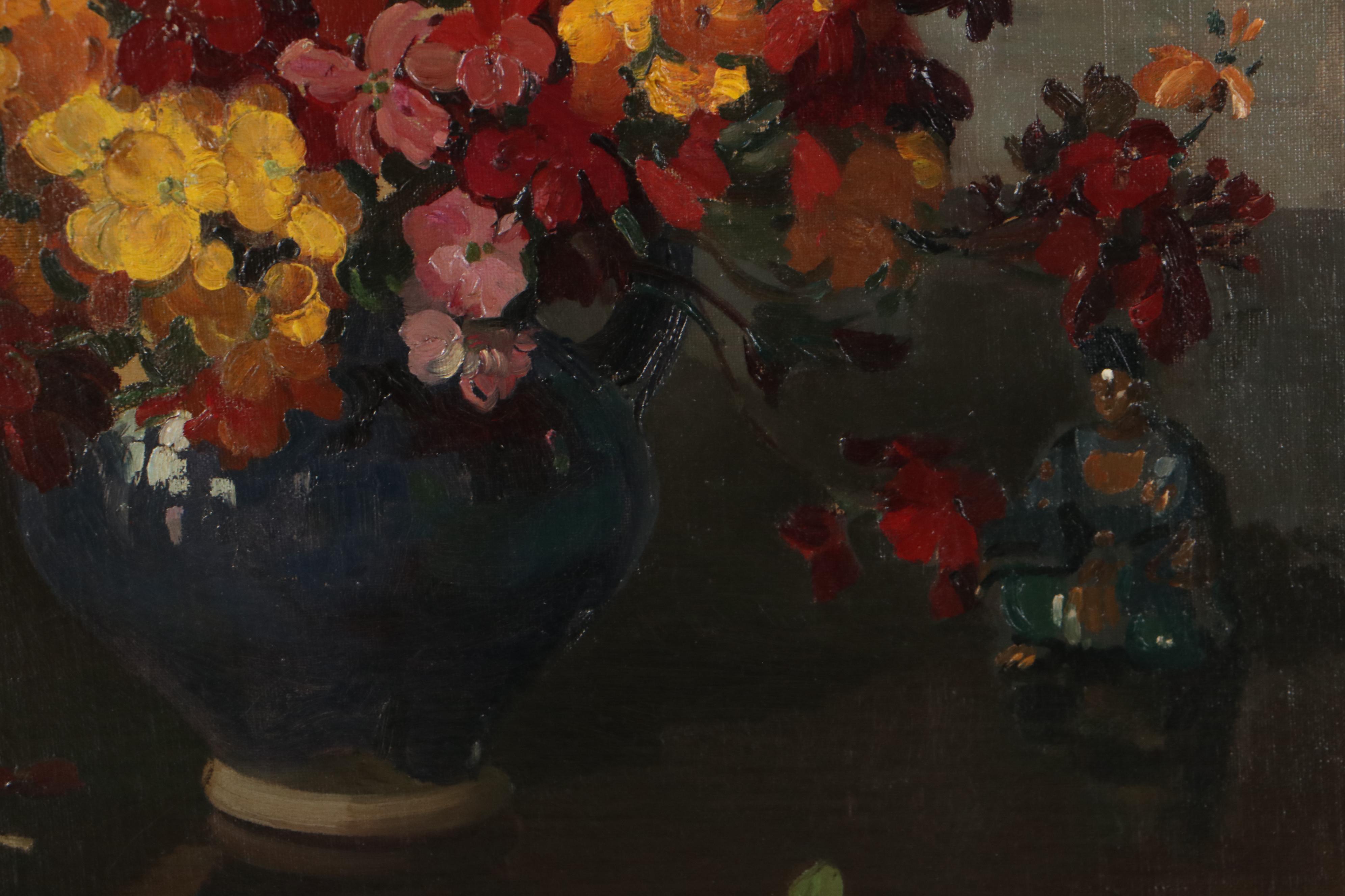 Herbert Davis Richter Still Life Oil Painting, Circa 1930