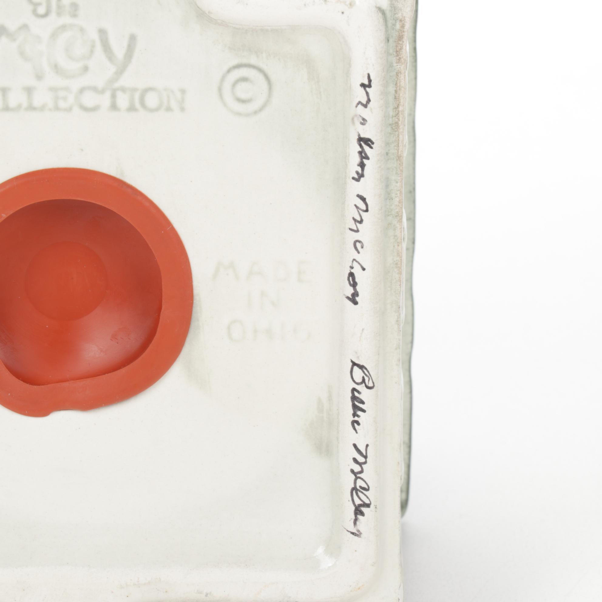 McCoy Pottery Signed Ceramic Banks