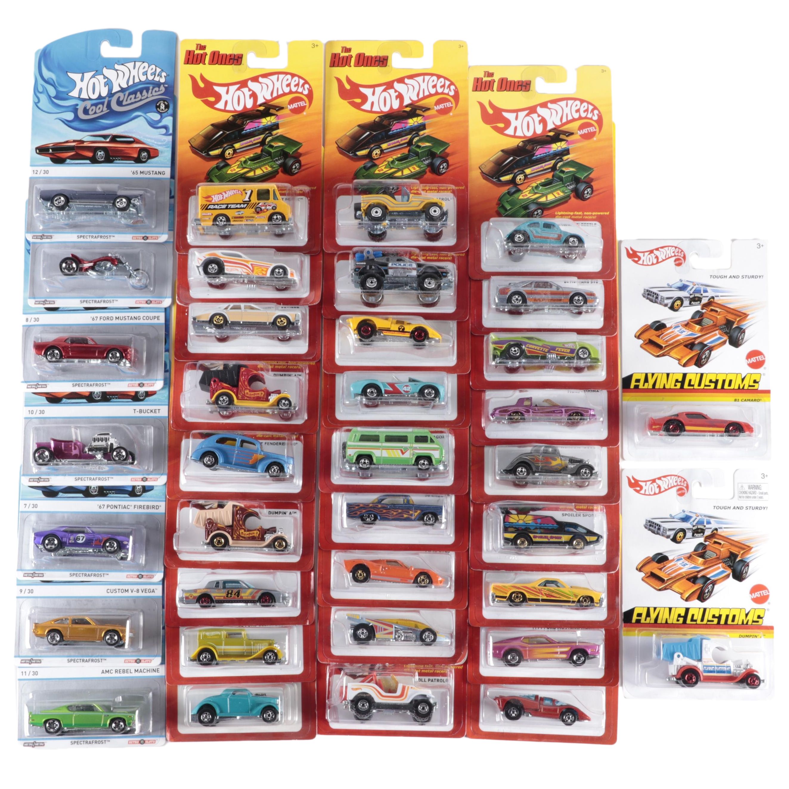 Hot Wheels The Hot Ones and Other 1:64 Scale Toy Cars, 2010s