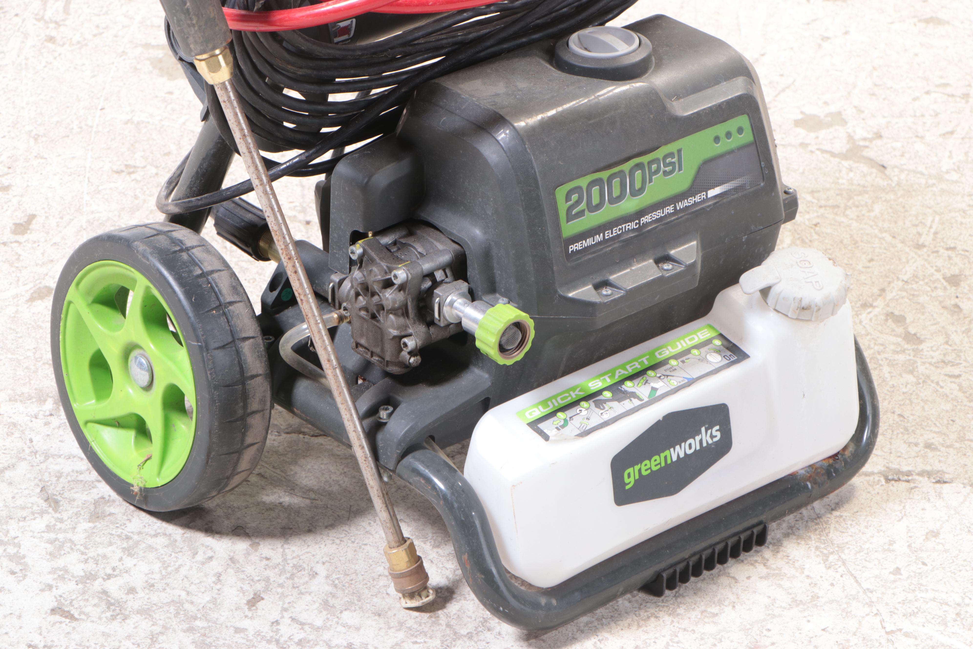 Greenworks 2000 PSI Pressure Washer