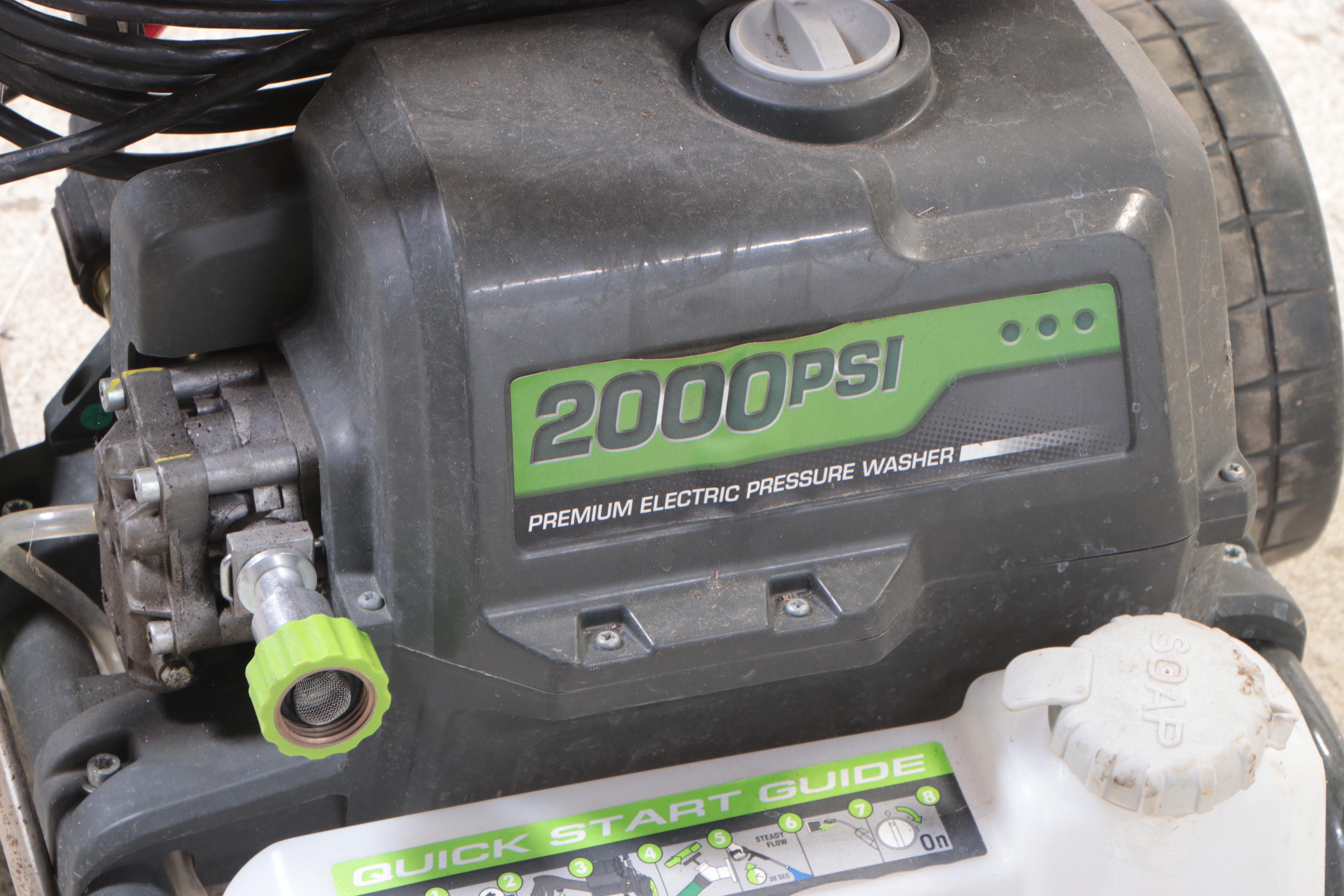 Greenworks 2000 PSI Pressure Washer