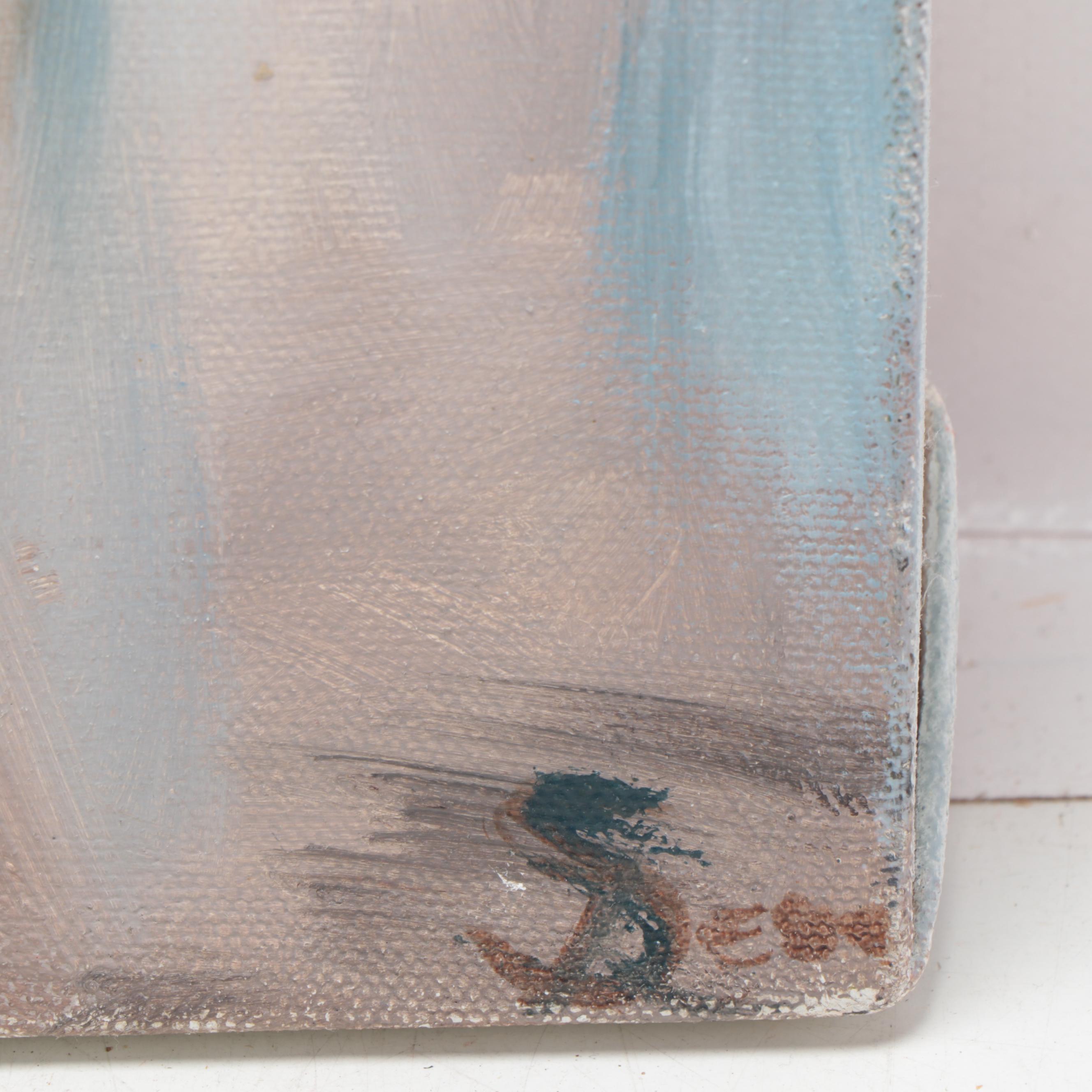 Still Life Oil Painting of Wine and Cornucopia, 2004