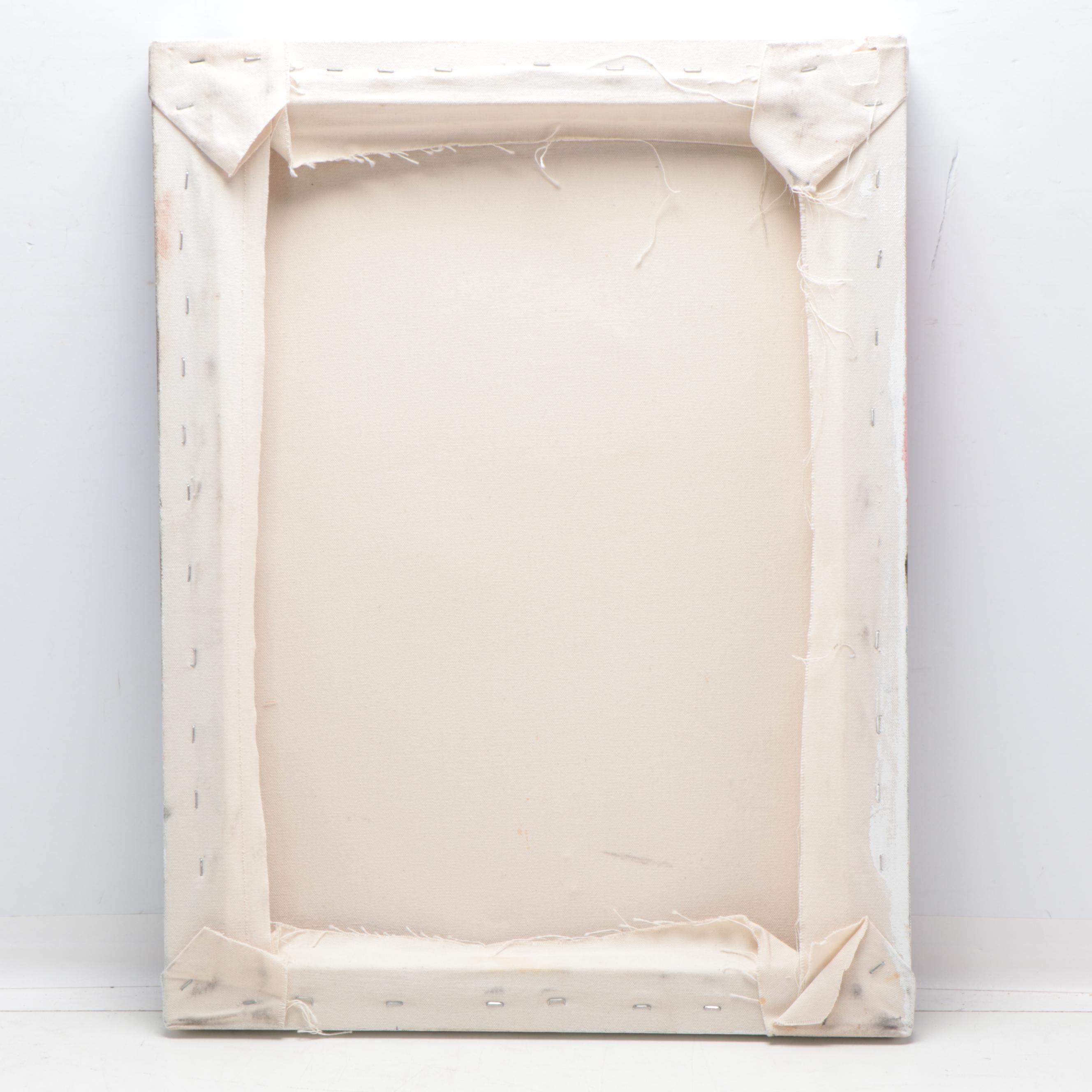 Still Life Oil Painting of Wine and Cornucopia, 2004