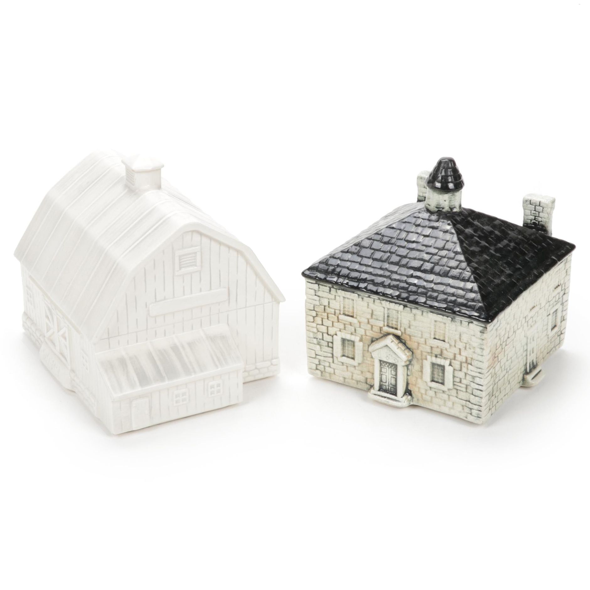 McCoy Pottery Signed Ceramic Banks