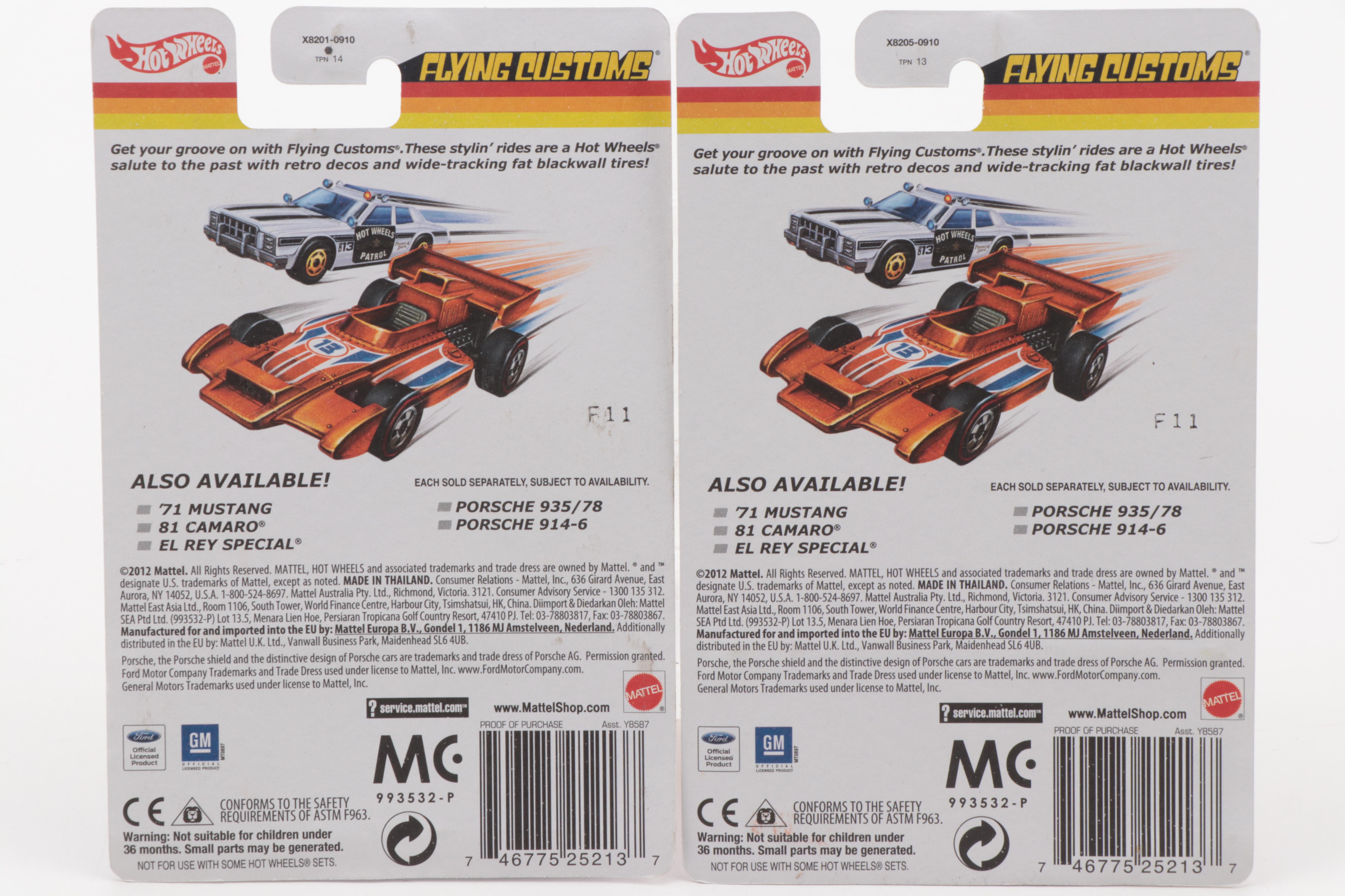 Hot Wheels The Hot Ones and Other 1:64 Scale Toy Cars, 2010s