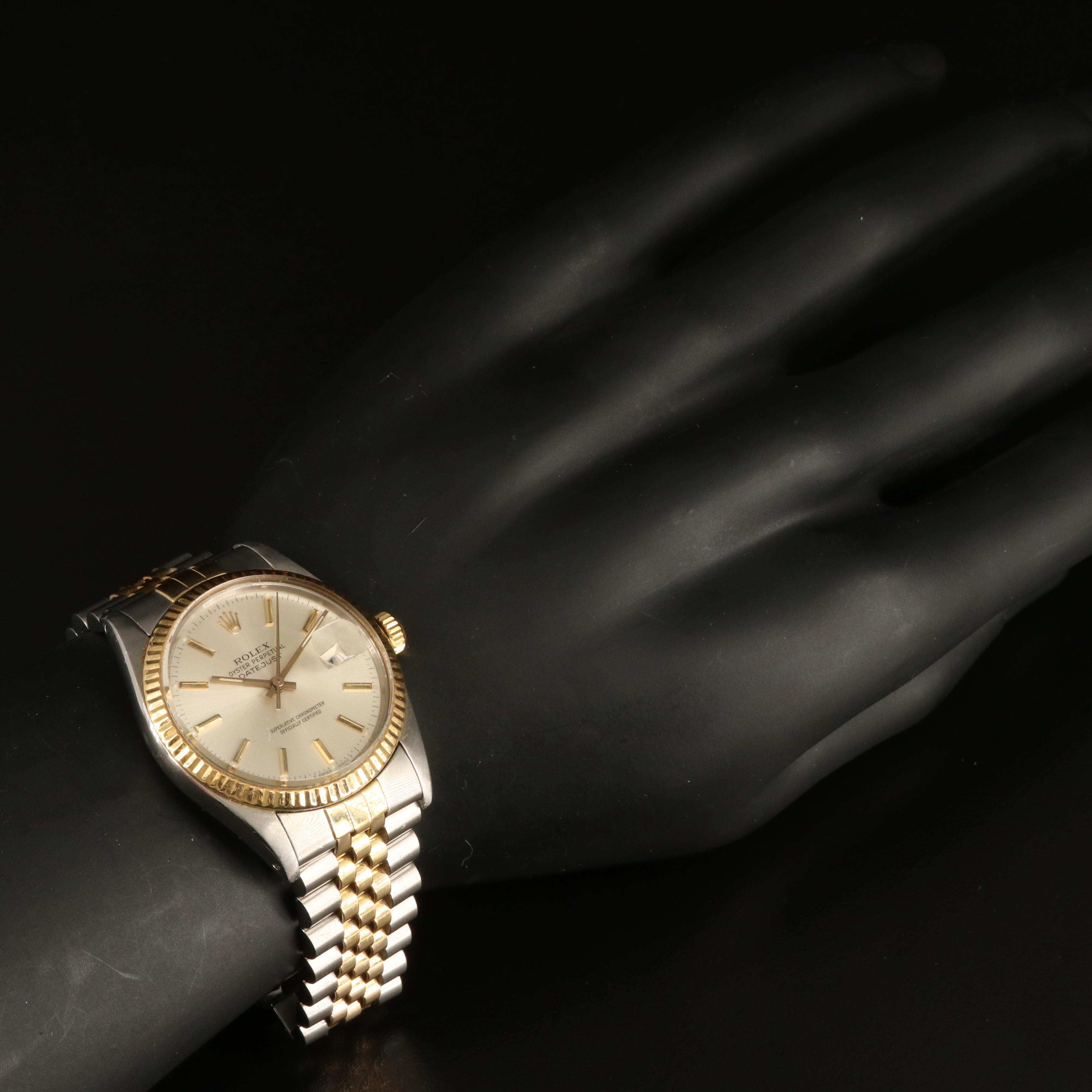 1987 - 1988 Rolex Oyster Perpetual Datejust 18K and Stainless Steel Watch