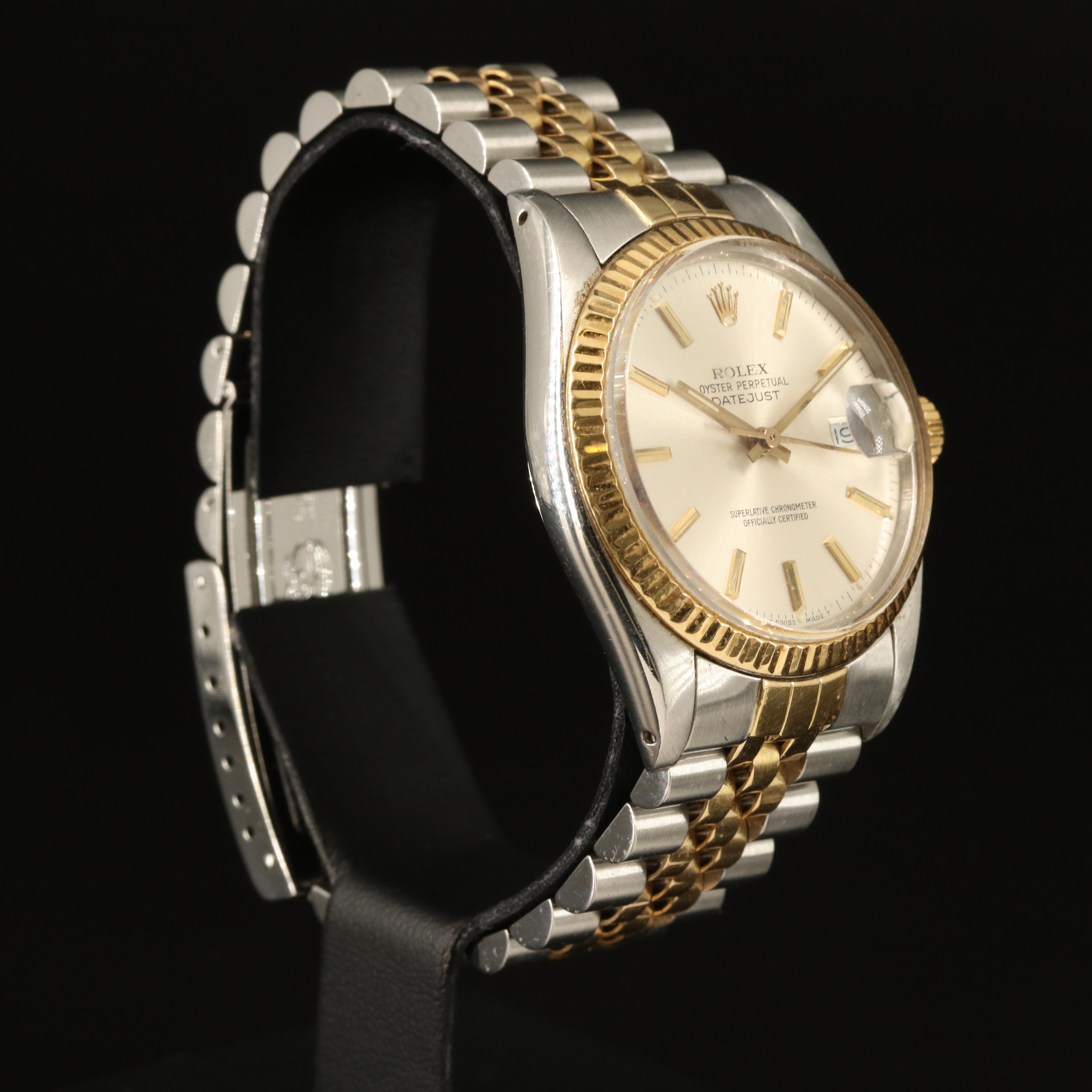 1987 - 1988 Rolex Oyster Perpetual Datejust 18K and Stainless Steel Watch