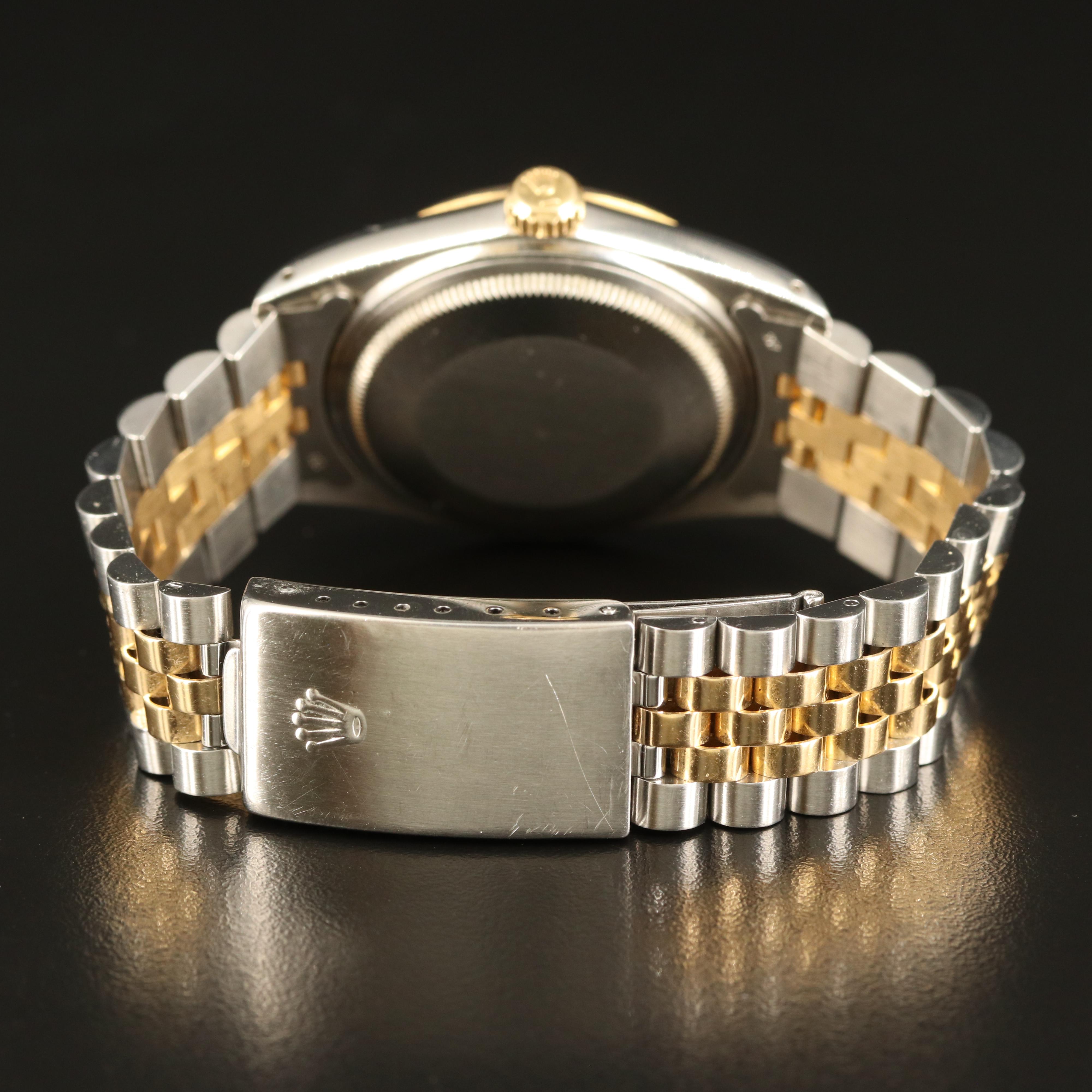 1987 - 1988 Rolex Oyster Perpetual Datejust 18K and Stainless Steel Watch