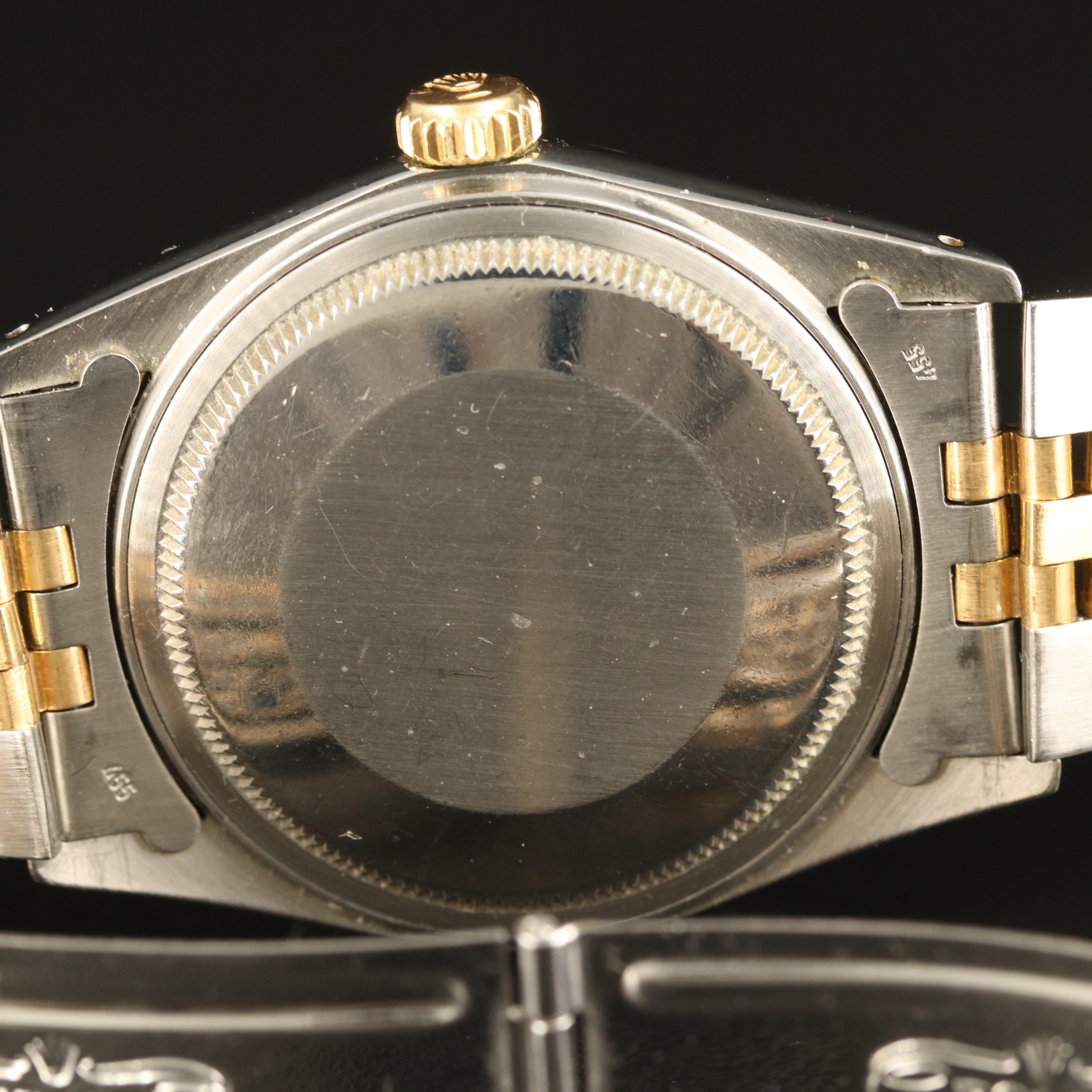 1987 - 1988 Rolex Oyster Perpetual Datejust 18K and Stainless Steel Watch