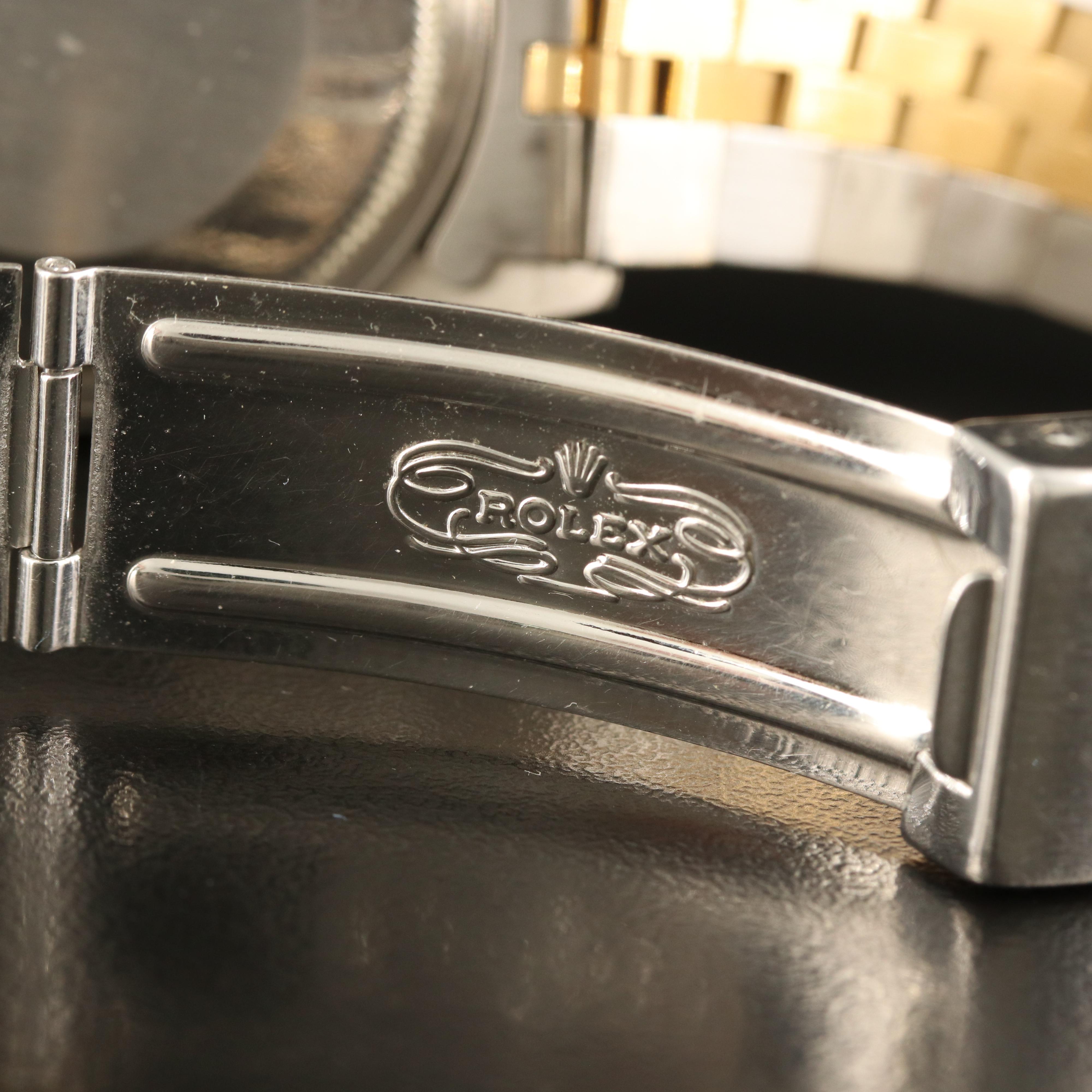 1987 - 1988 Rolex Oyster Perpetual Datejust 18K and Stainless Steel Watch