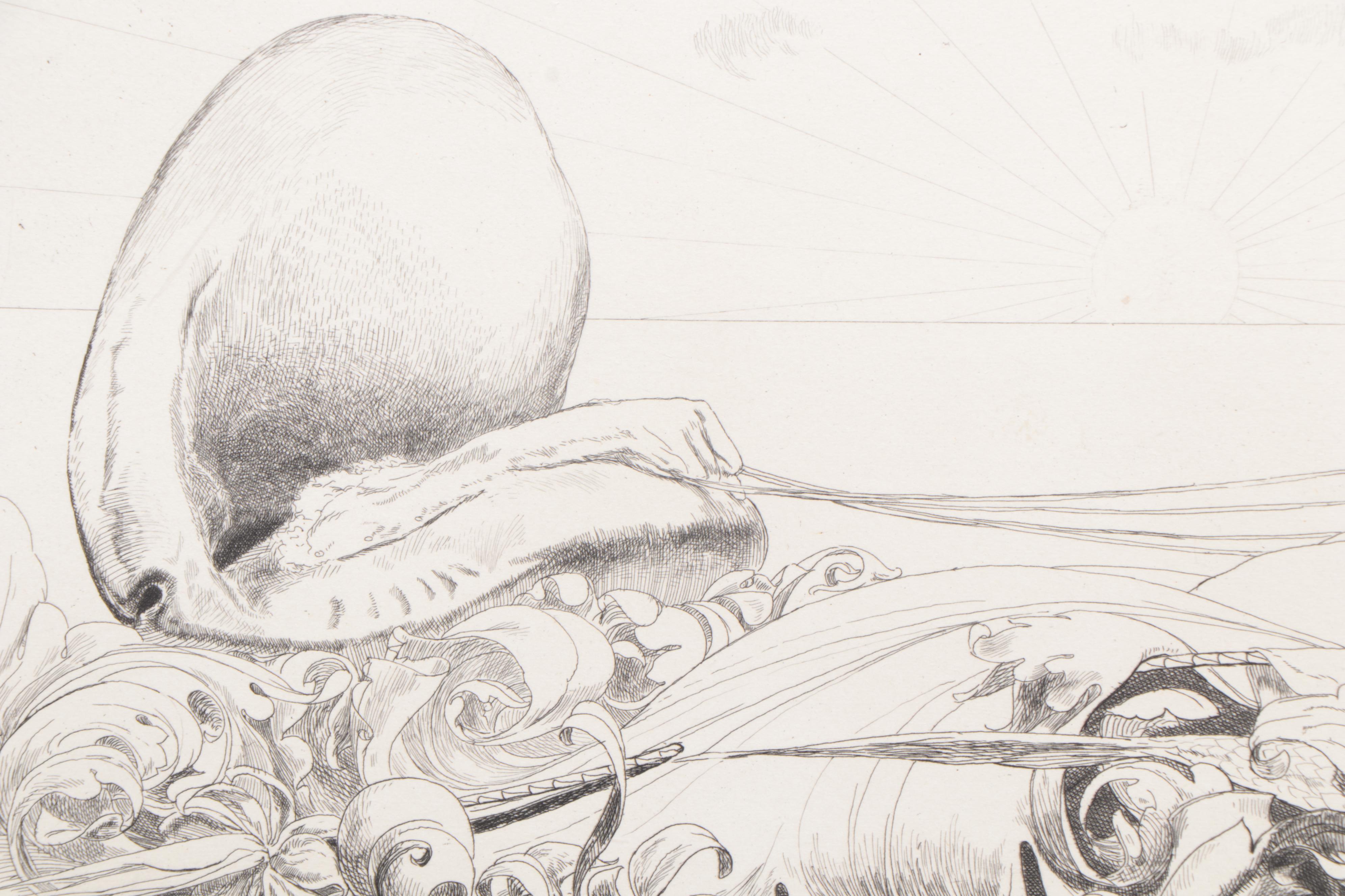 Max Klinger Etching "Triumph" From "Paraphrase on the Finding of a Glove"