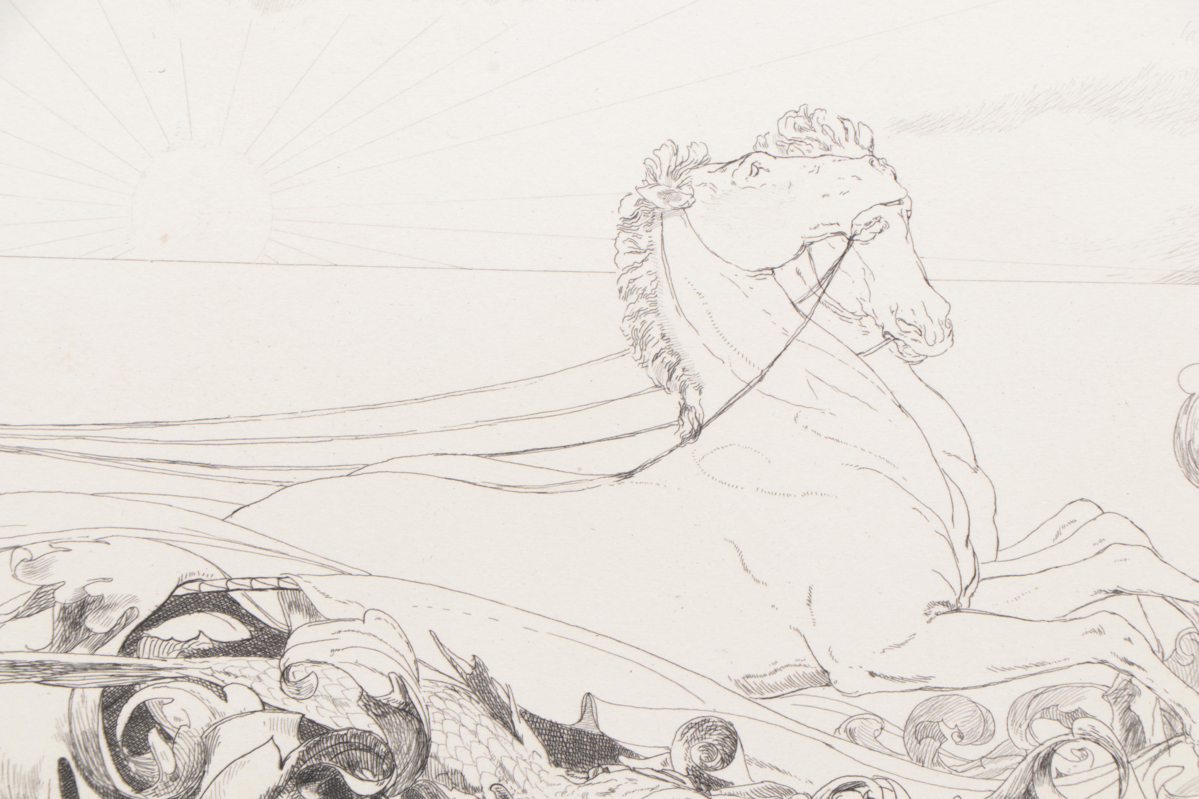 Max Klinger Etching "Triumph" From "Paraphrase on the Finding of a Glove"