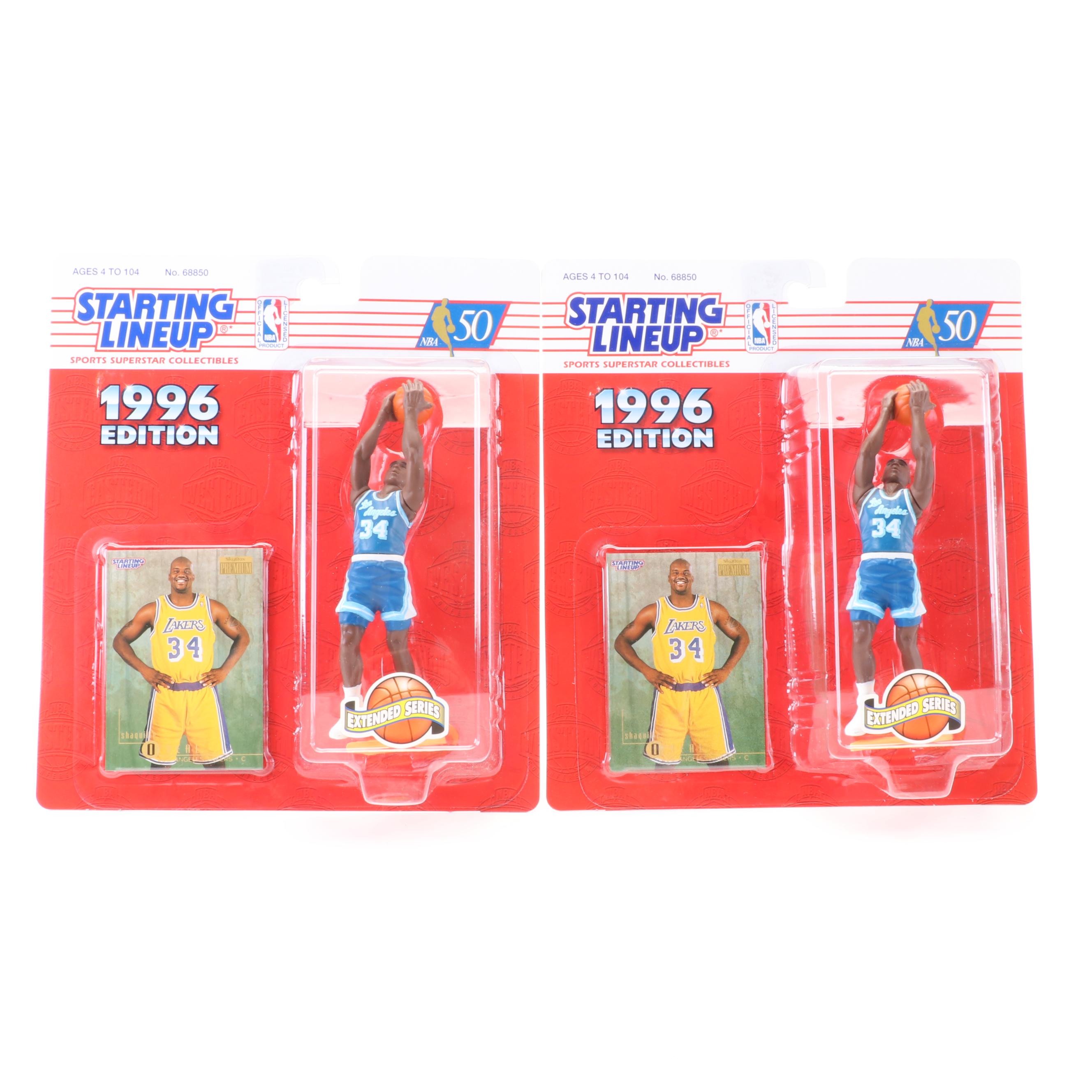 Kenner 1996 NBA Starting Lineup Figures with Allen Iverson and Grant Hill