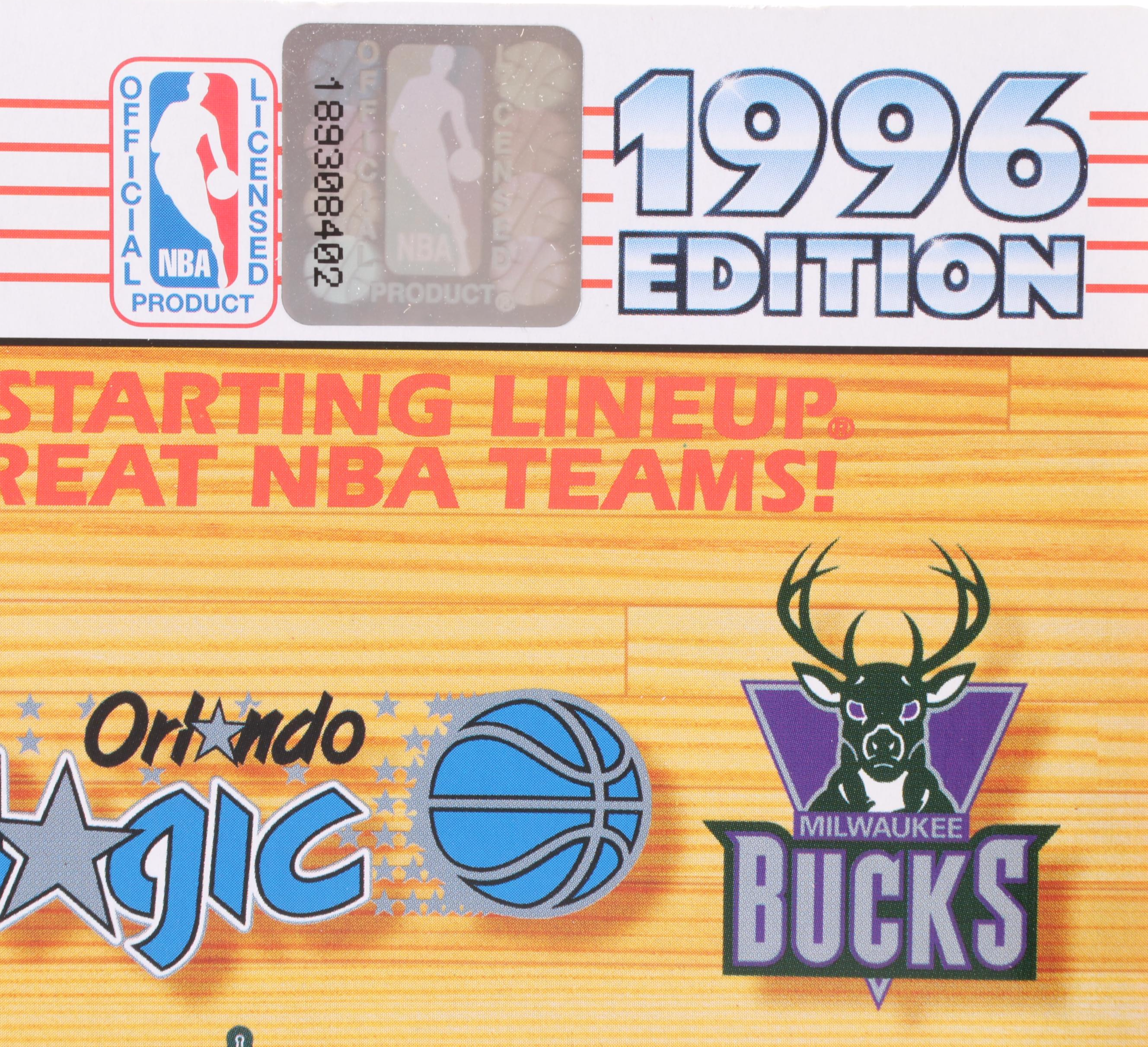 Kenner 1996 NBA Starting Lineup Figures with Allen Iverson and Grant Hill