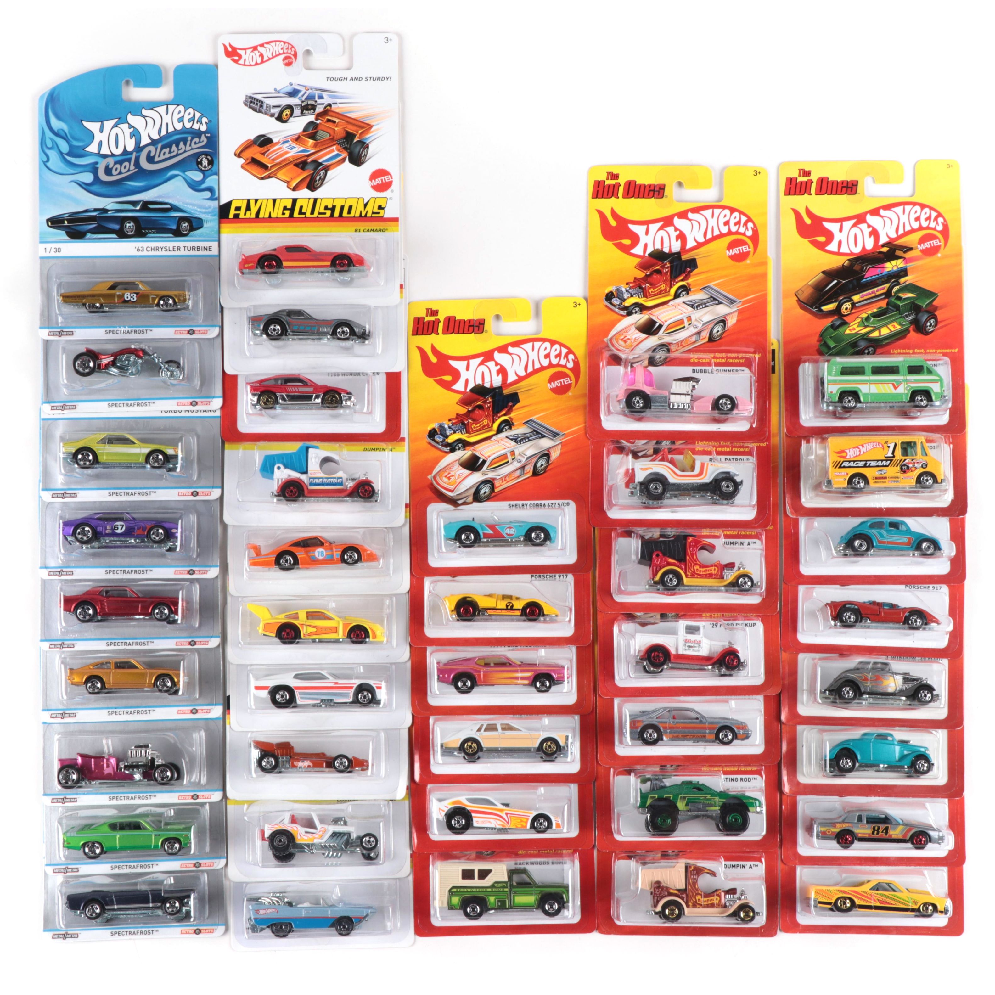 Hot Wheels The Hot Ones and Other 1:64 Scale Toy Cars, 2010s