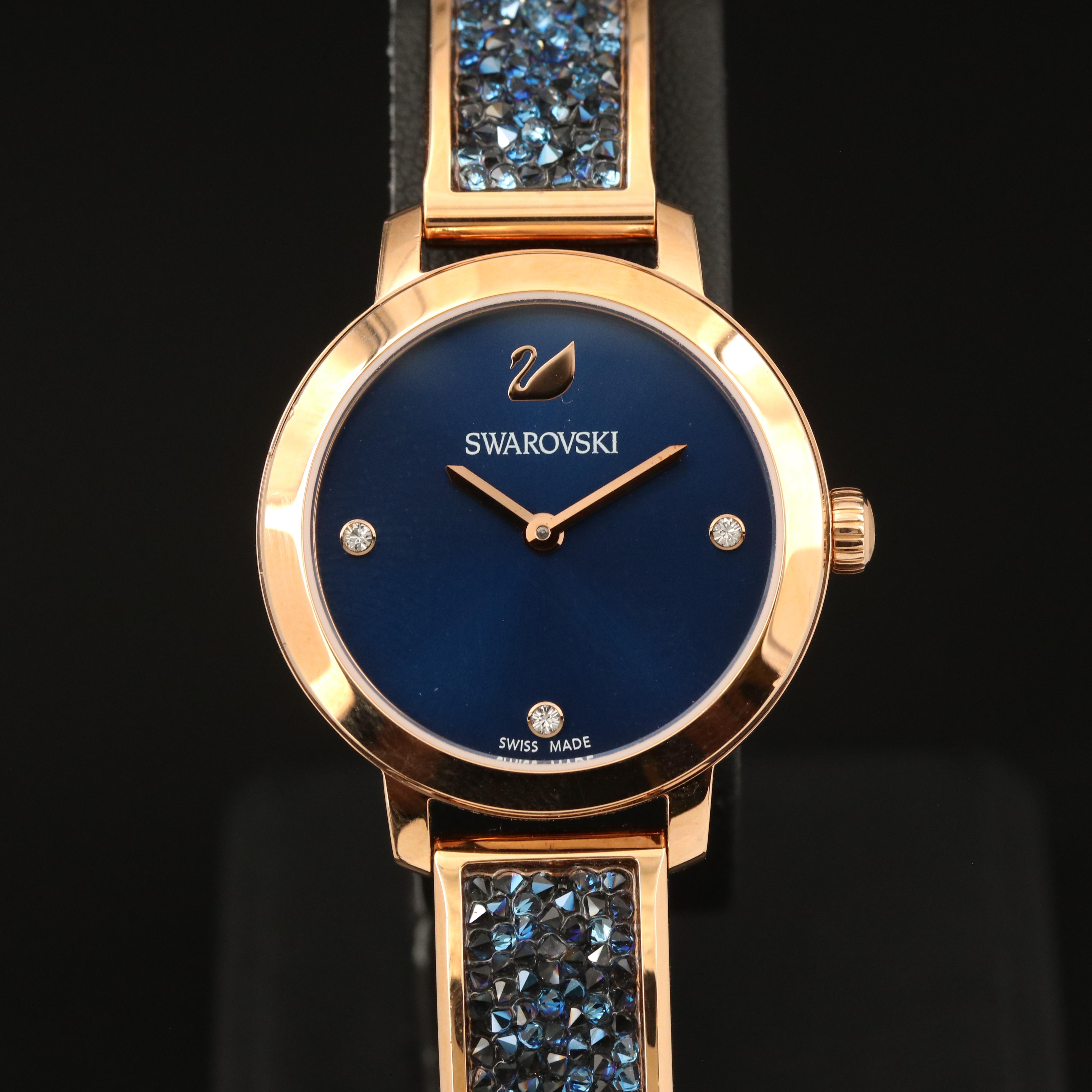 Swarovski Cosmic Rock Rose Gold Tone Watch