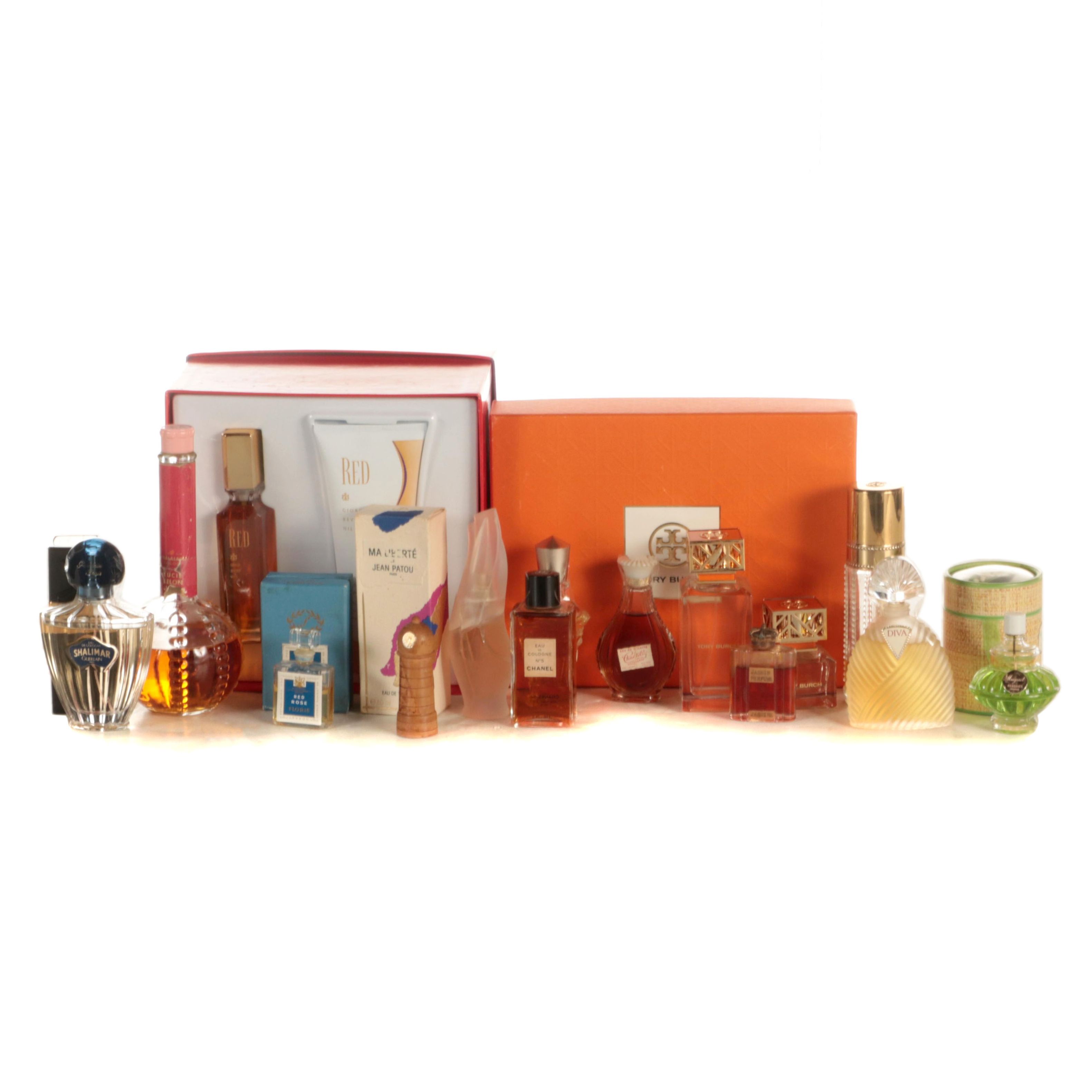 "Chanel No. 5" Eau de Cologne with "Shalimar" and Other Perfumes