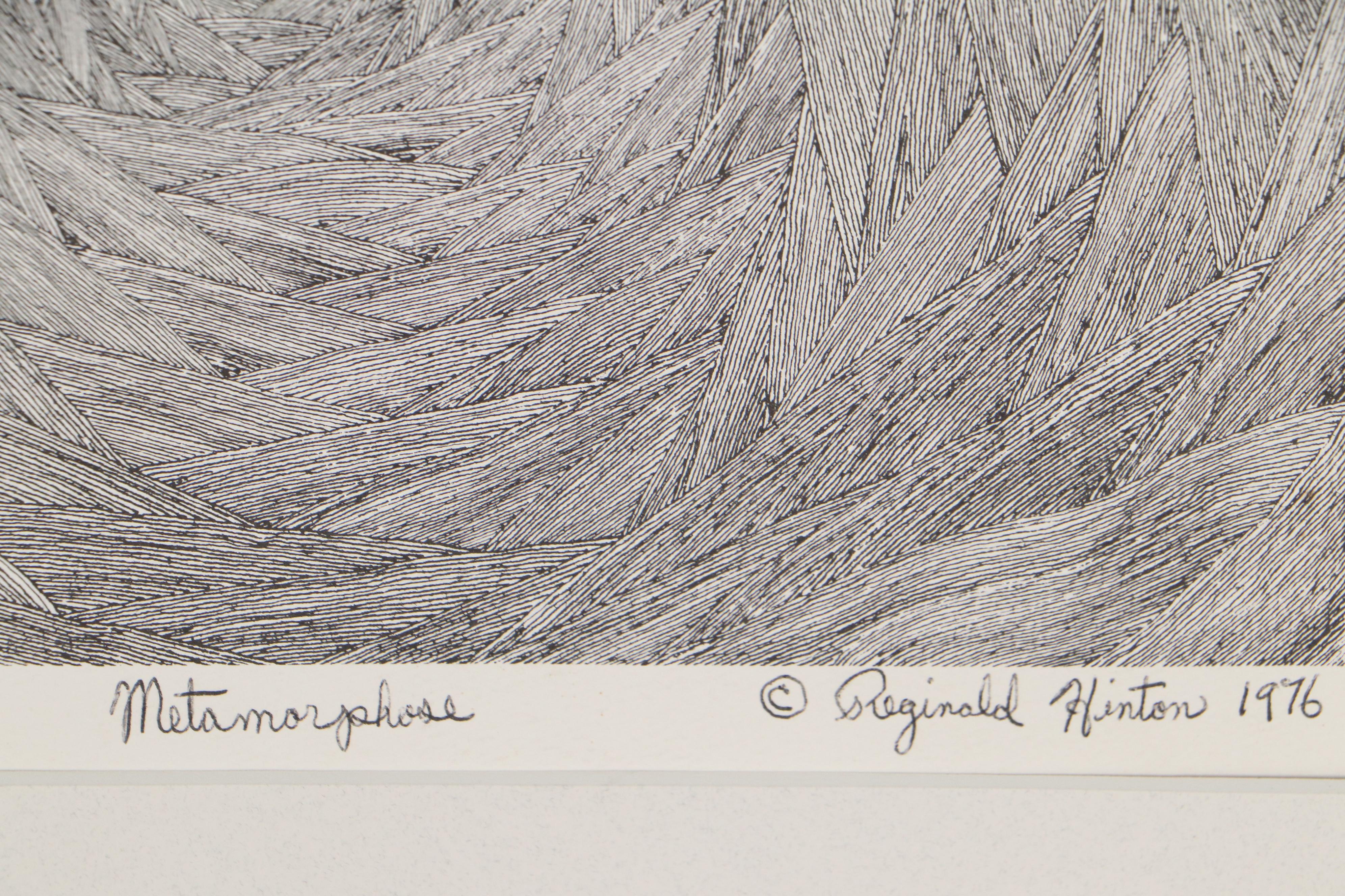 Reginald Hinton Lithograph "Metamorphose," 1976