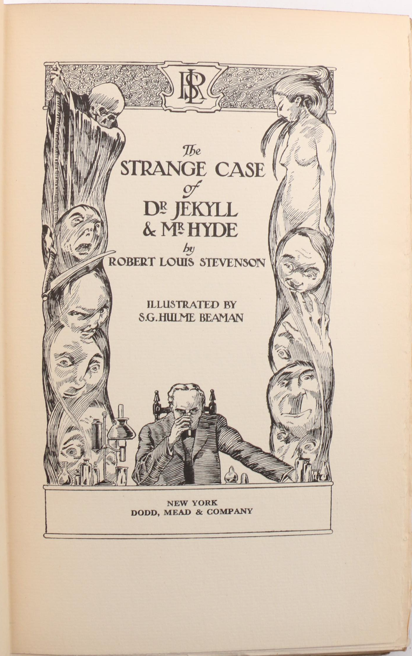 First Edition Thus "The Strange Case of Dr. Jekyll and Mr. Hyde," 1930