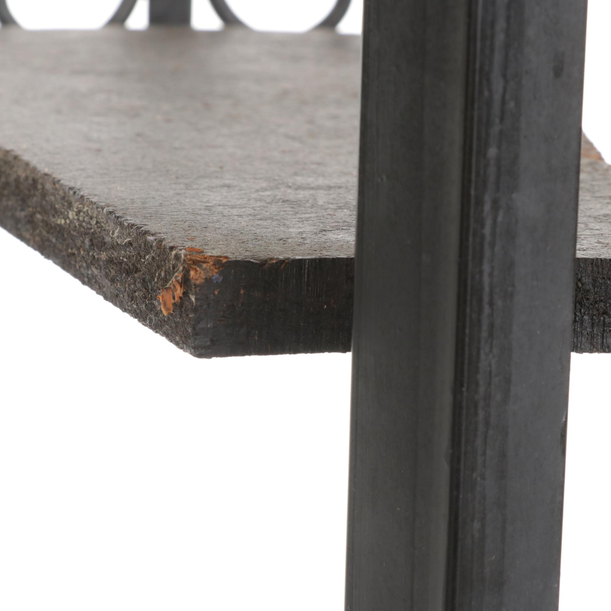 Wrought Iron Spiral Stair Plant Stand