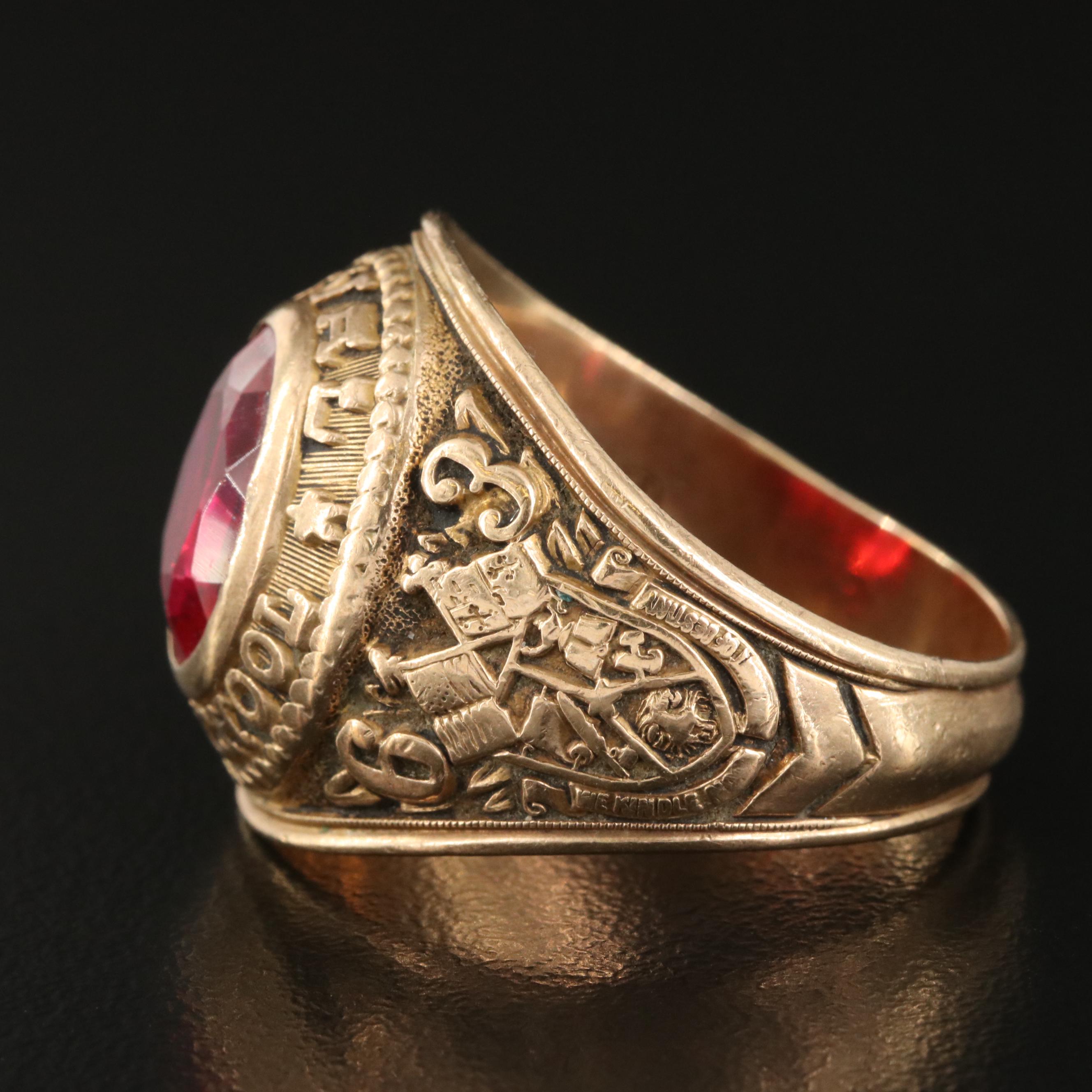 Circa 1963 Ruby Duval High School Class Ring