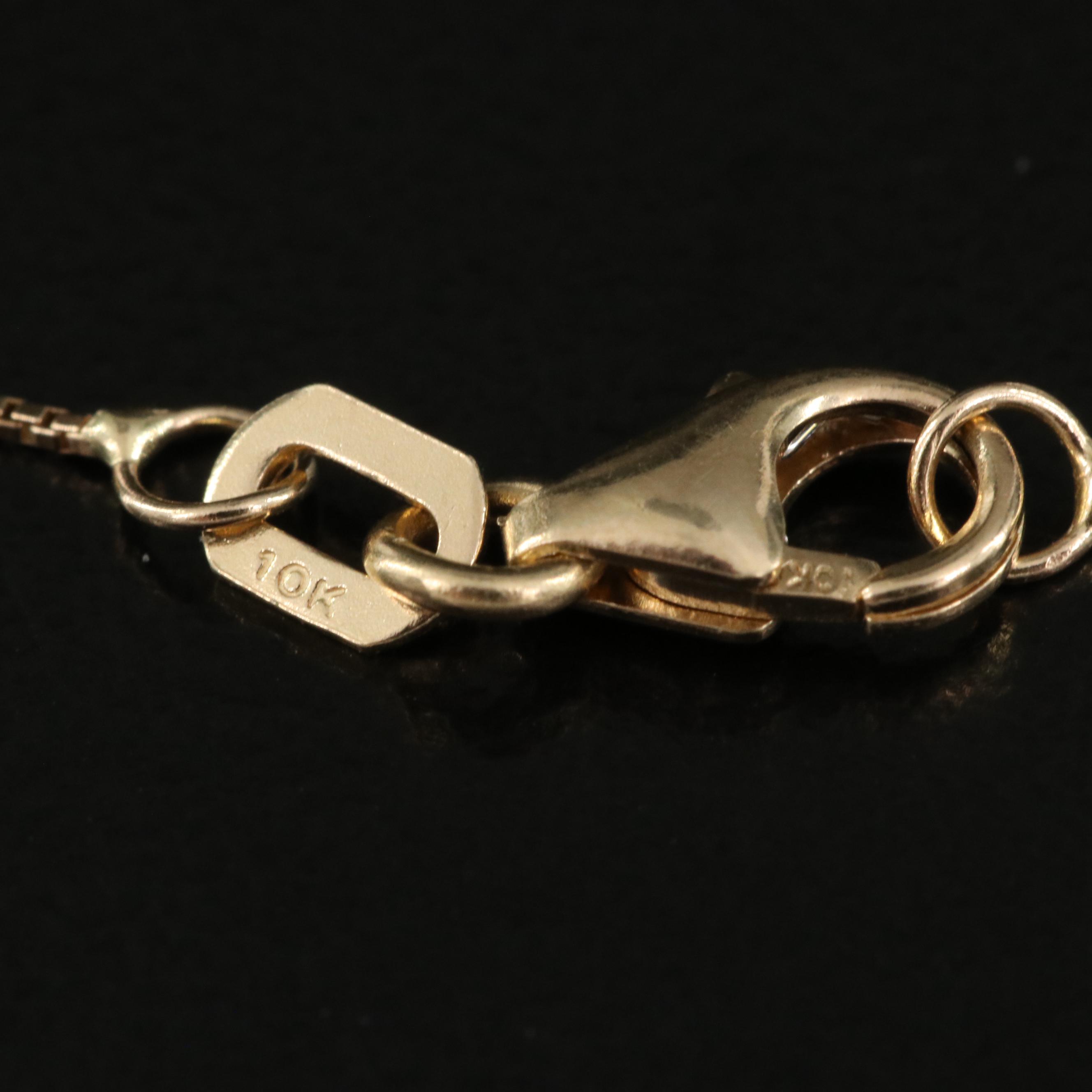 10K Box Chain Necklace