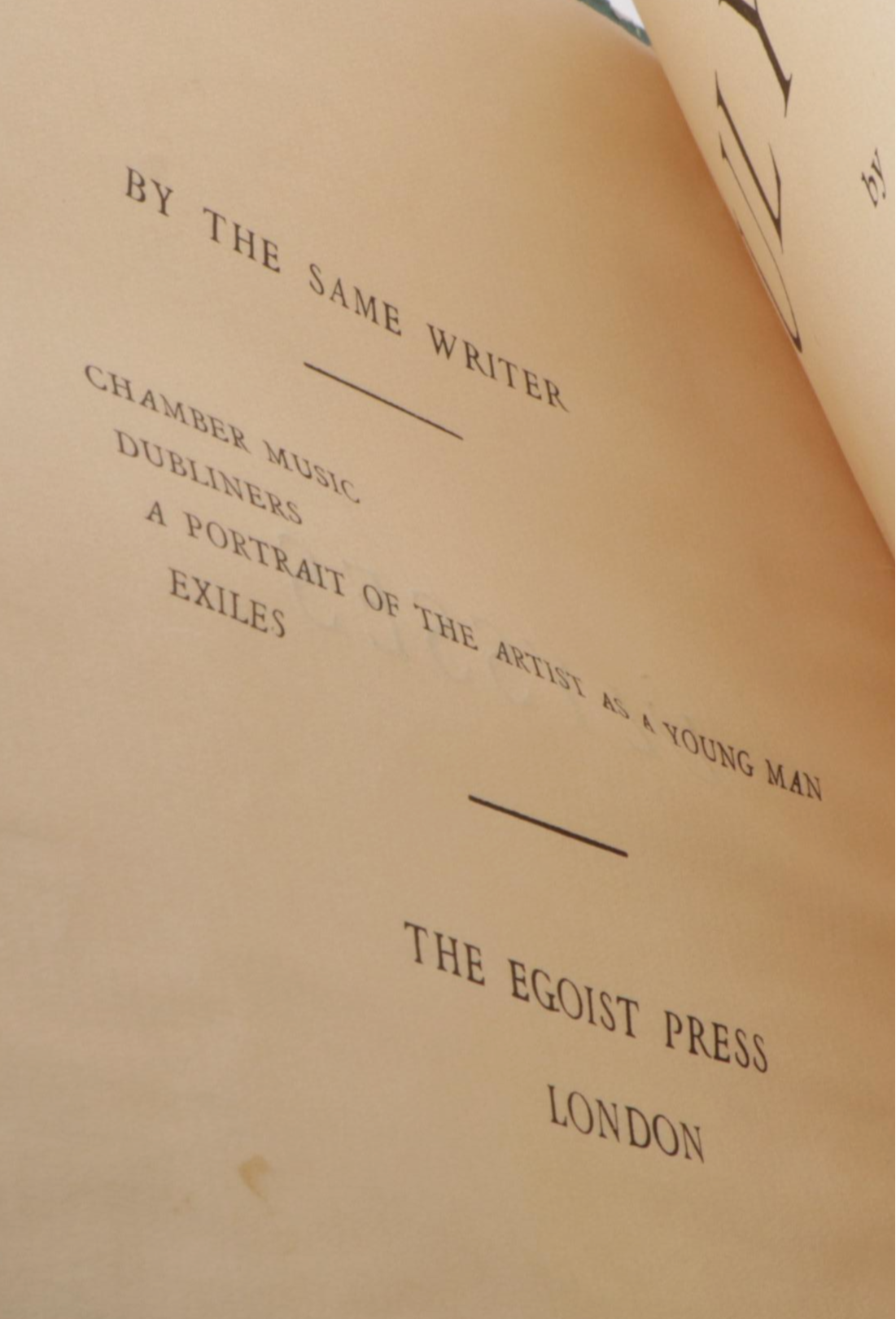 Limited First Edition "Ulysses" by James Joyce, 1922