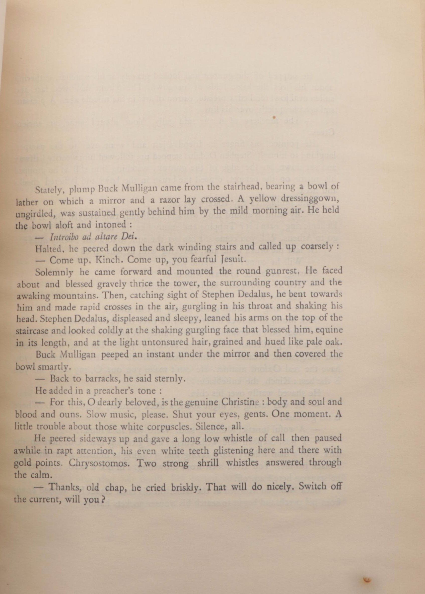 Limited First Edition "Ulysses" by James Joyce, 1922