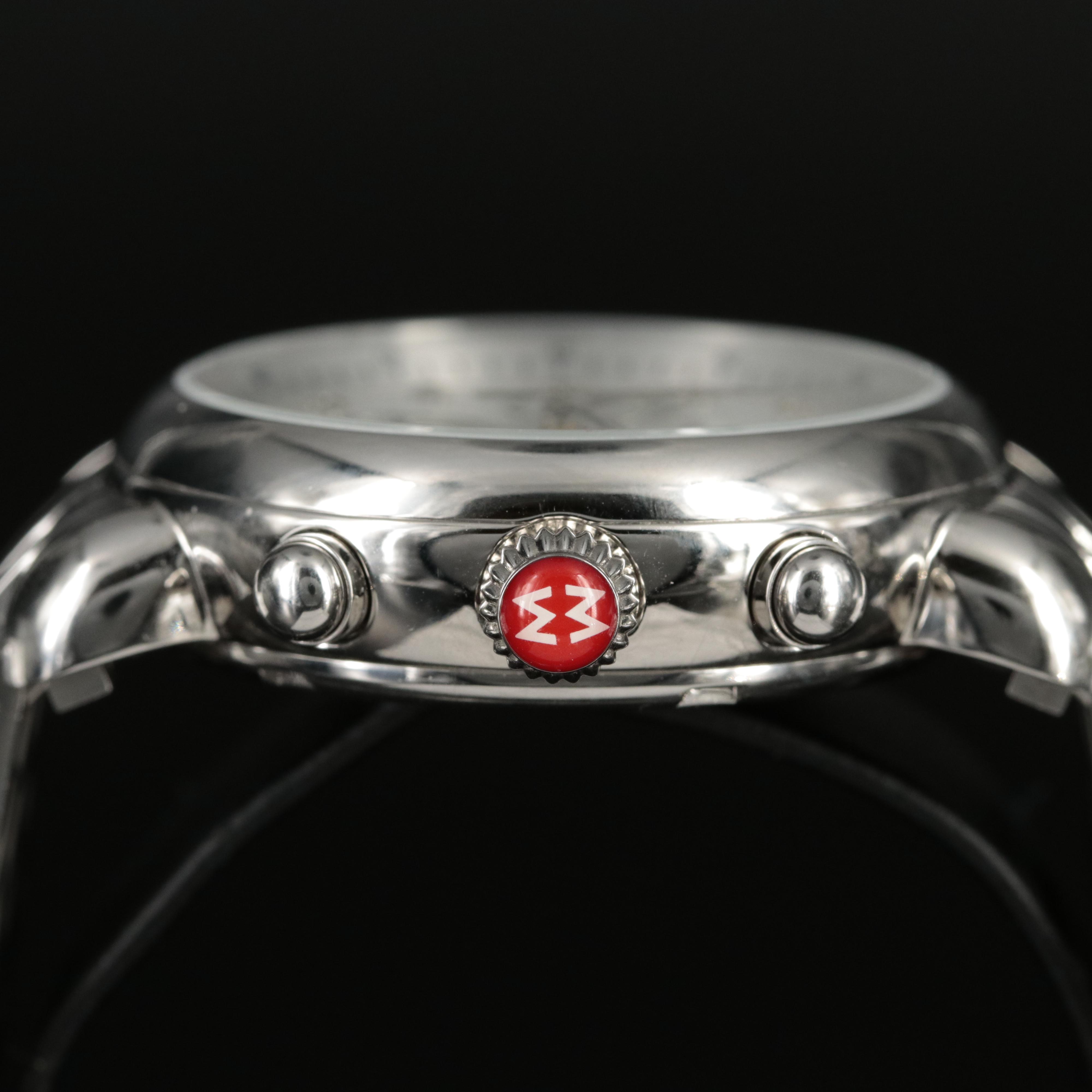 Michele CSX Diamond Dial Chronogrpah Watch