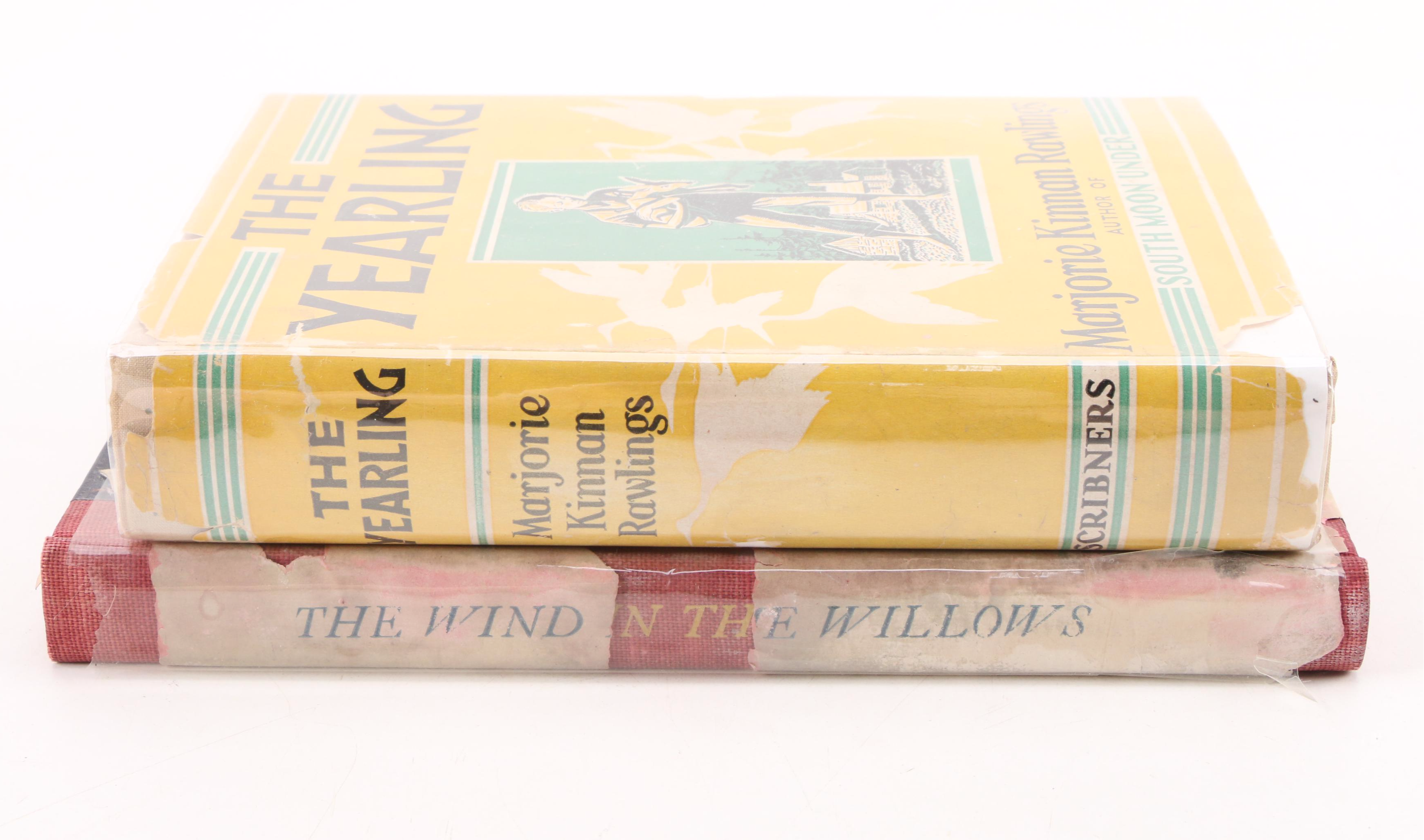 First Edition "The Yearling" by Marjorie Kinnan Rawlings and Other Book