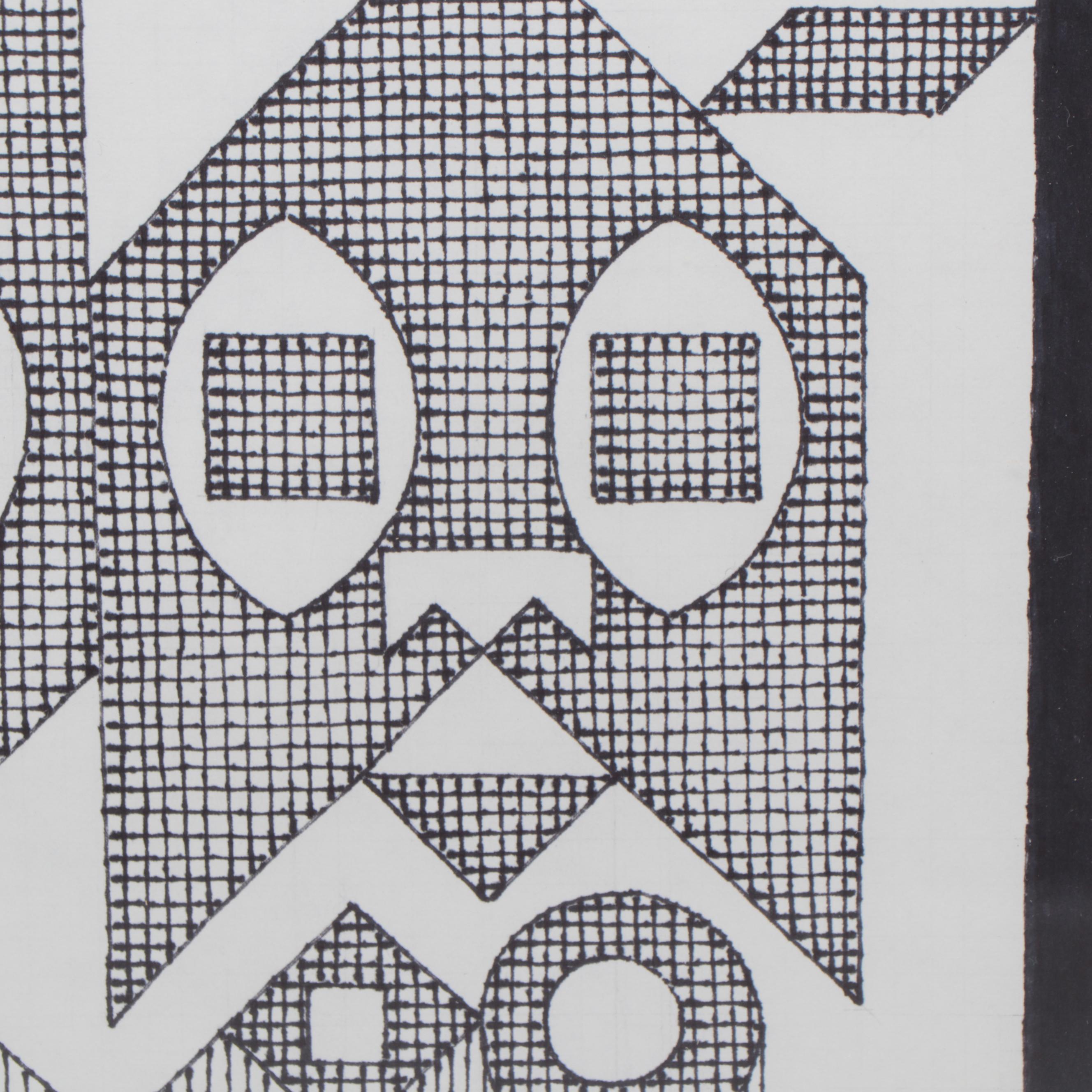 Jerry Kellems Ink Drawing, 2010