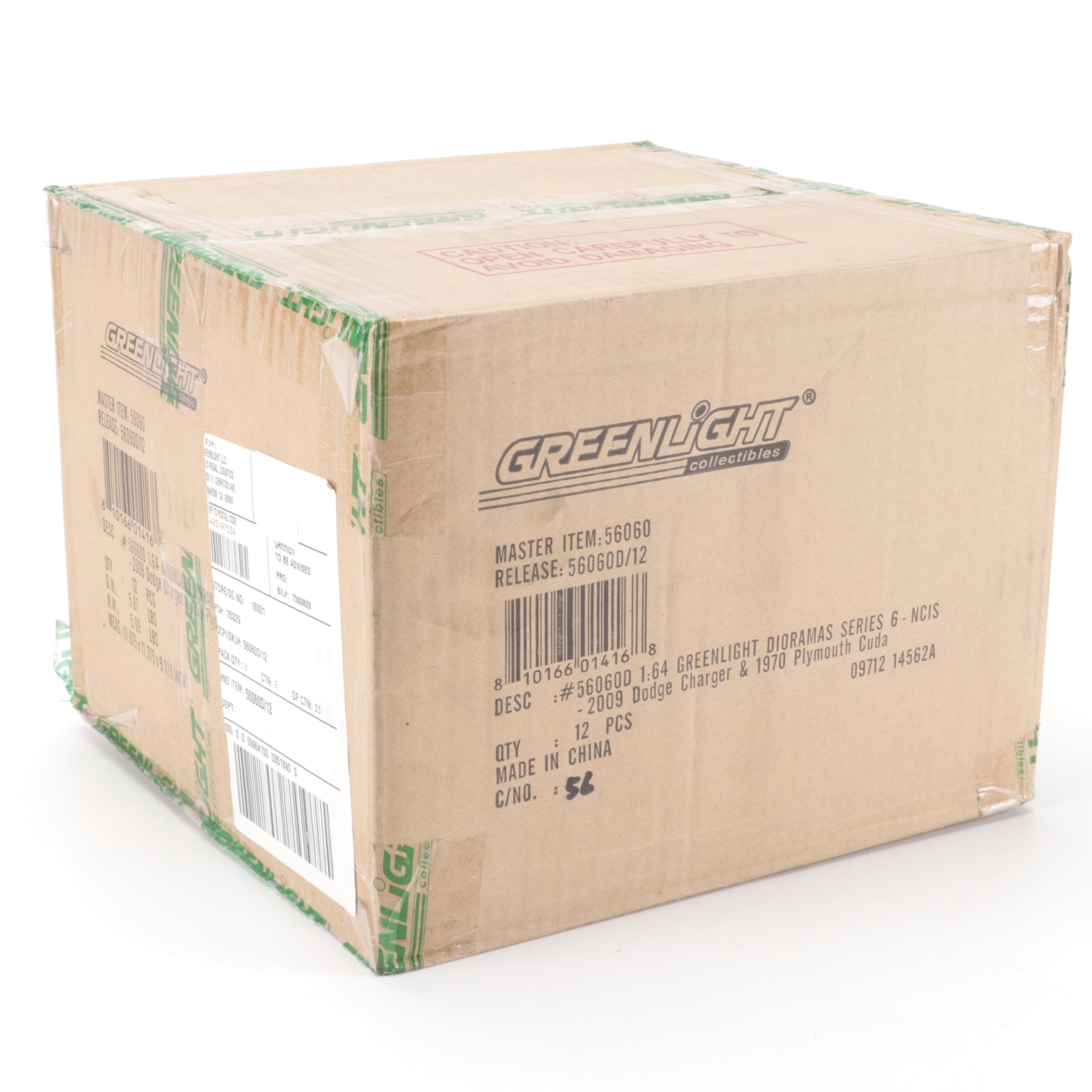 Greenlight Factory Sealed Box of 1:64 Scale NCIS Dioramas