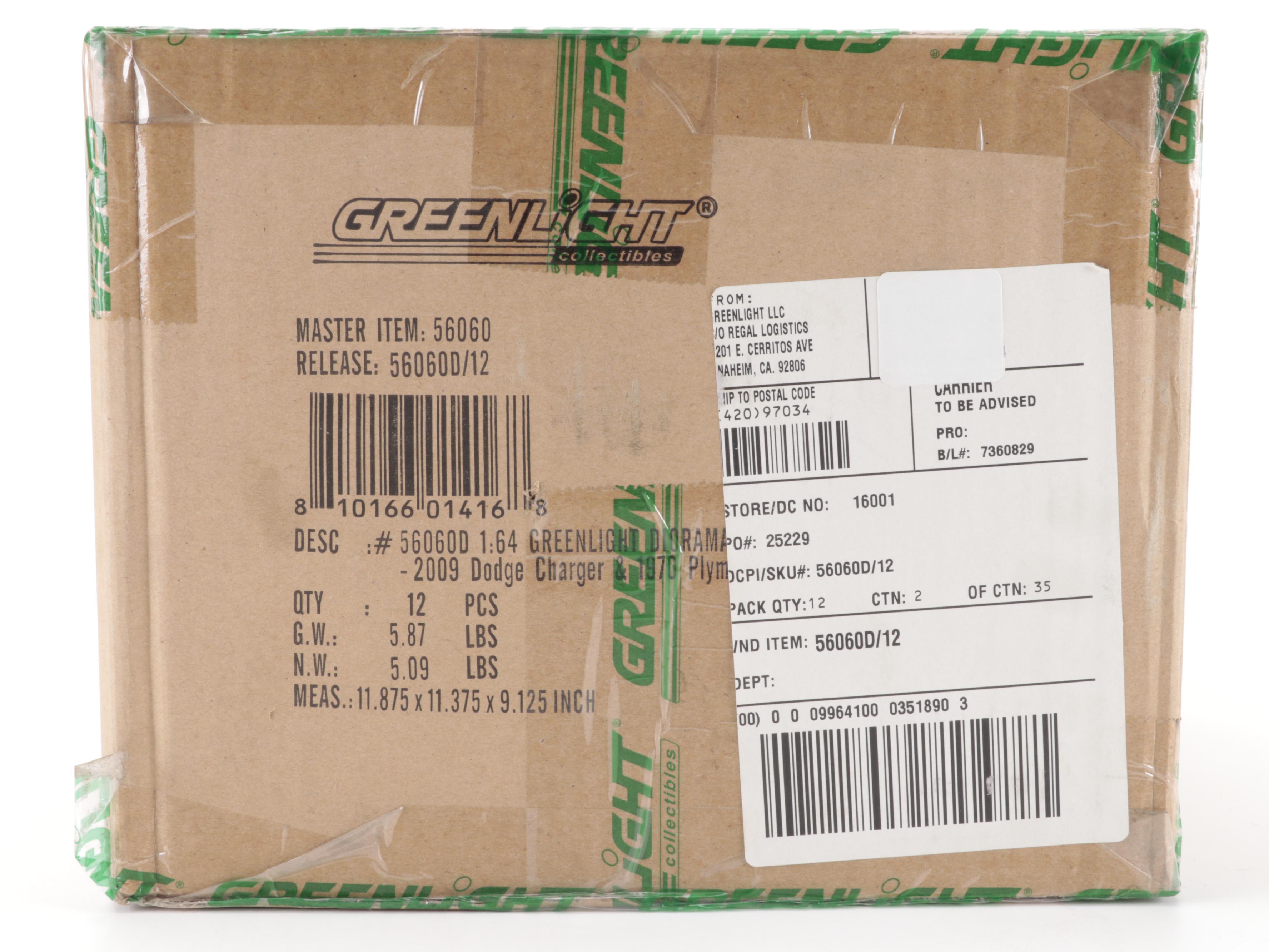 Greenlight Factory Sealed Box of 1:64 Scale NCIS Dioramas