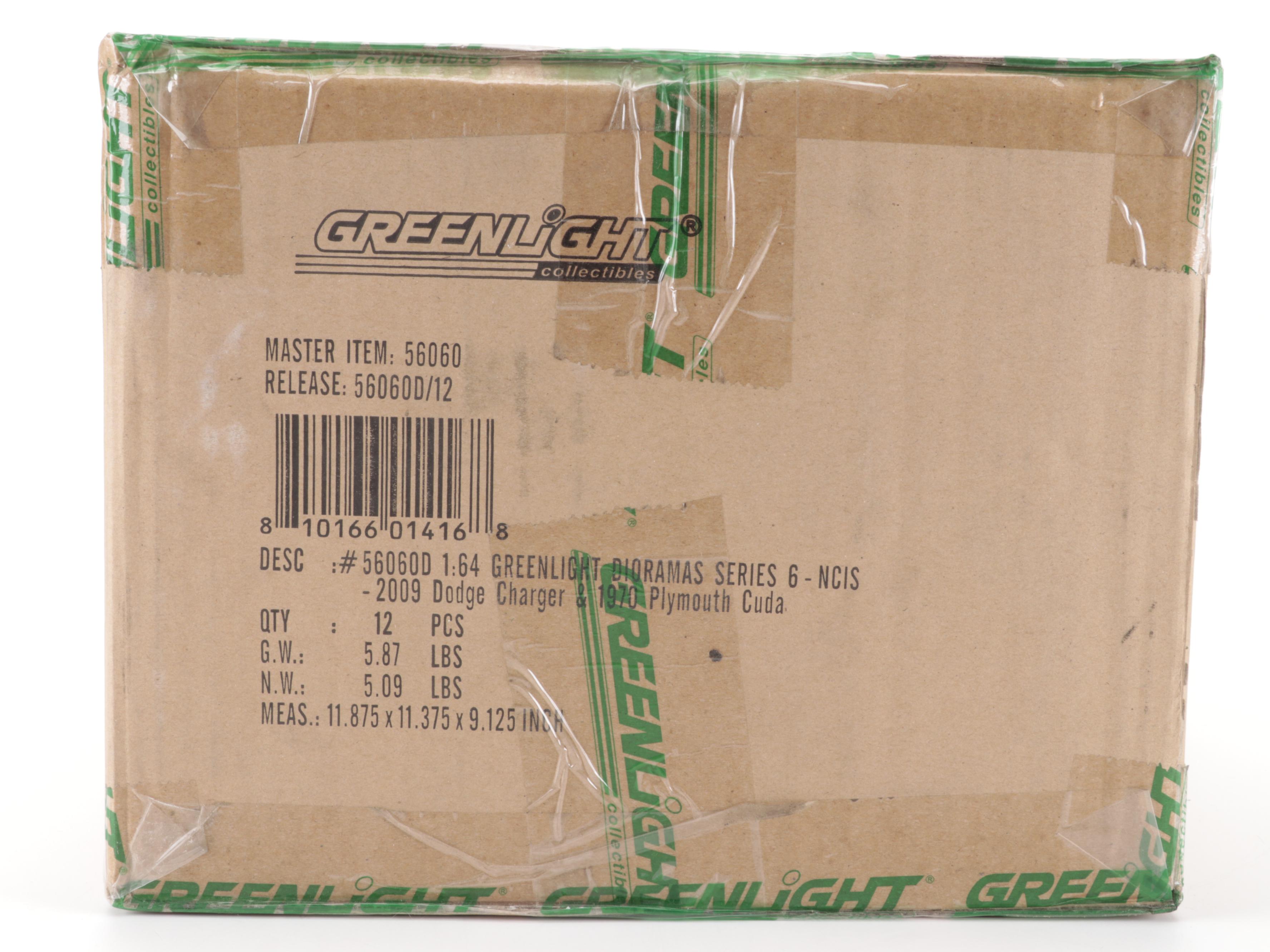 Greenlight Factory Sealed Box of 1:64 Scale NCIS Dioramas