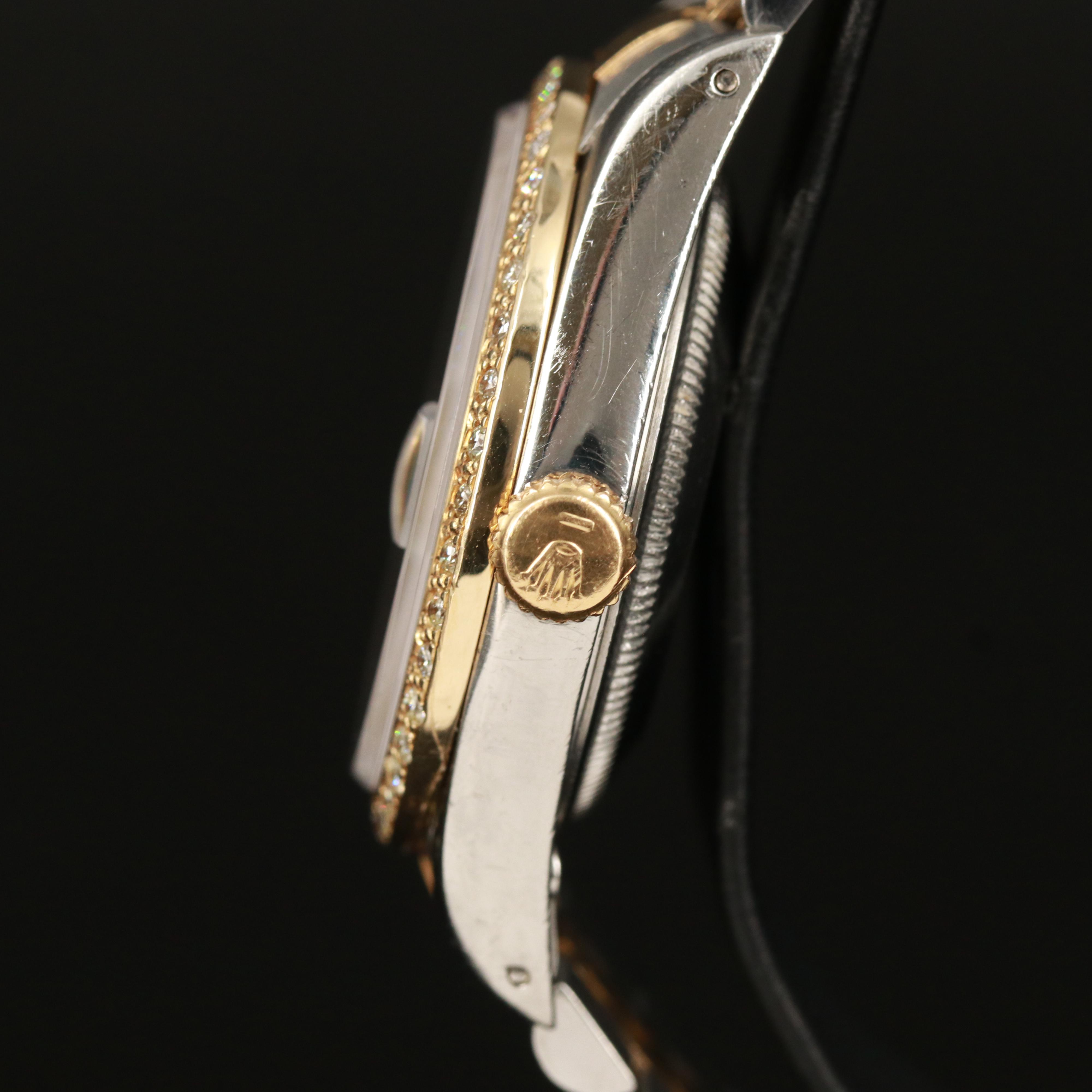 1991 Rolex Datejust Diamond Dial and Bezel 18K and Stainless Steel Watch